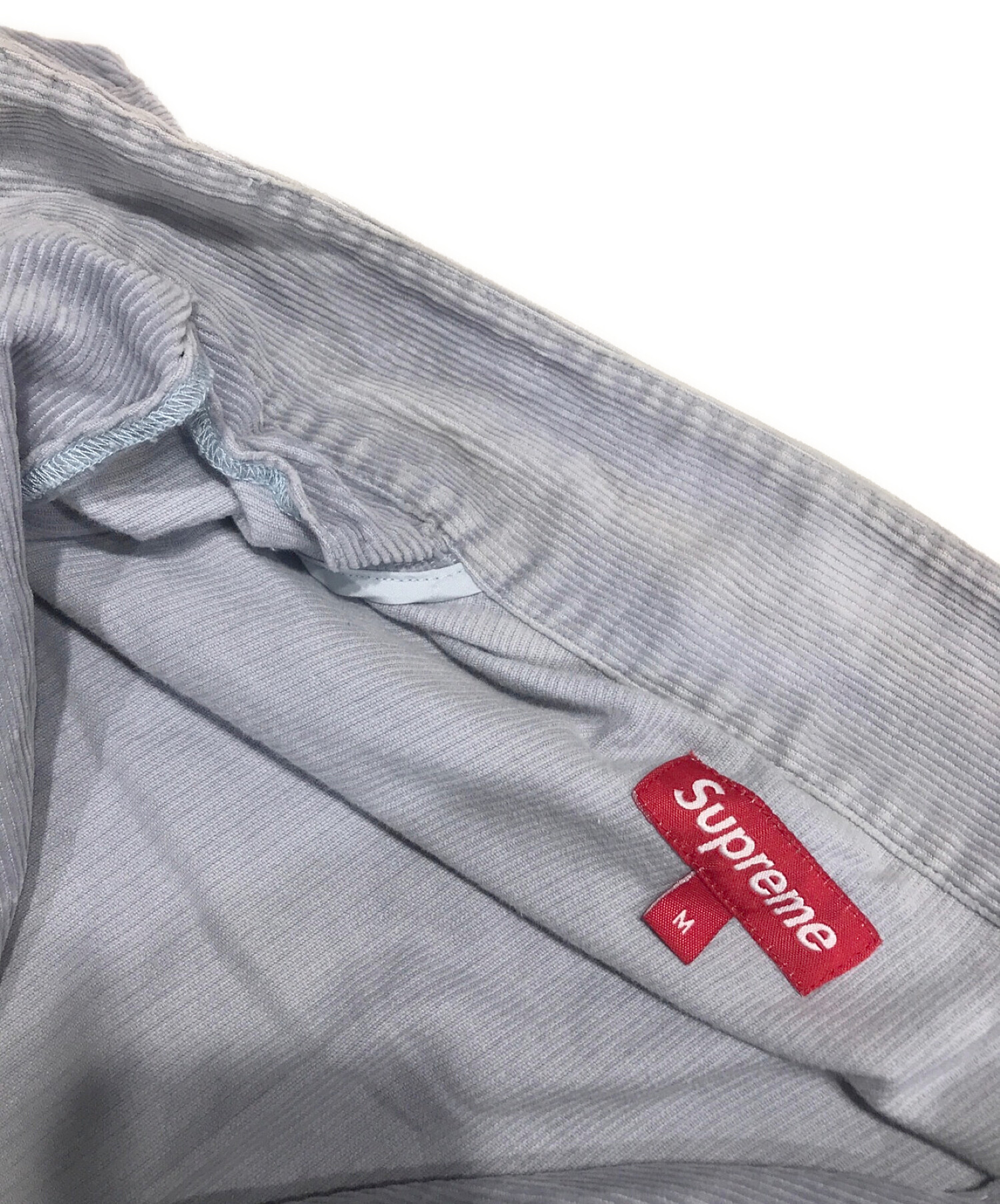 Supreme (シュプリーム) 12SS コーデュロイアノラックパーカー ラベンダー サイズ:M