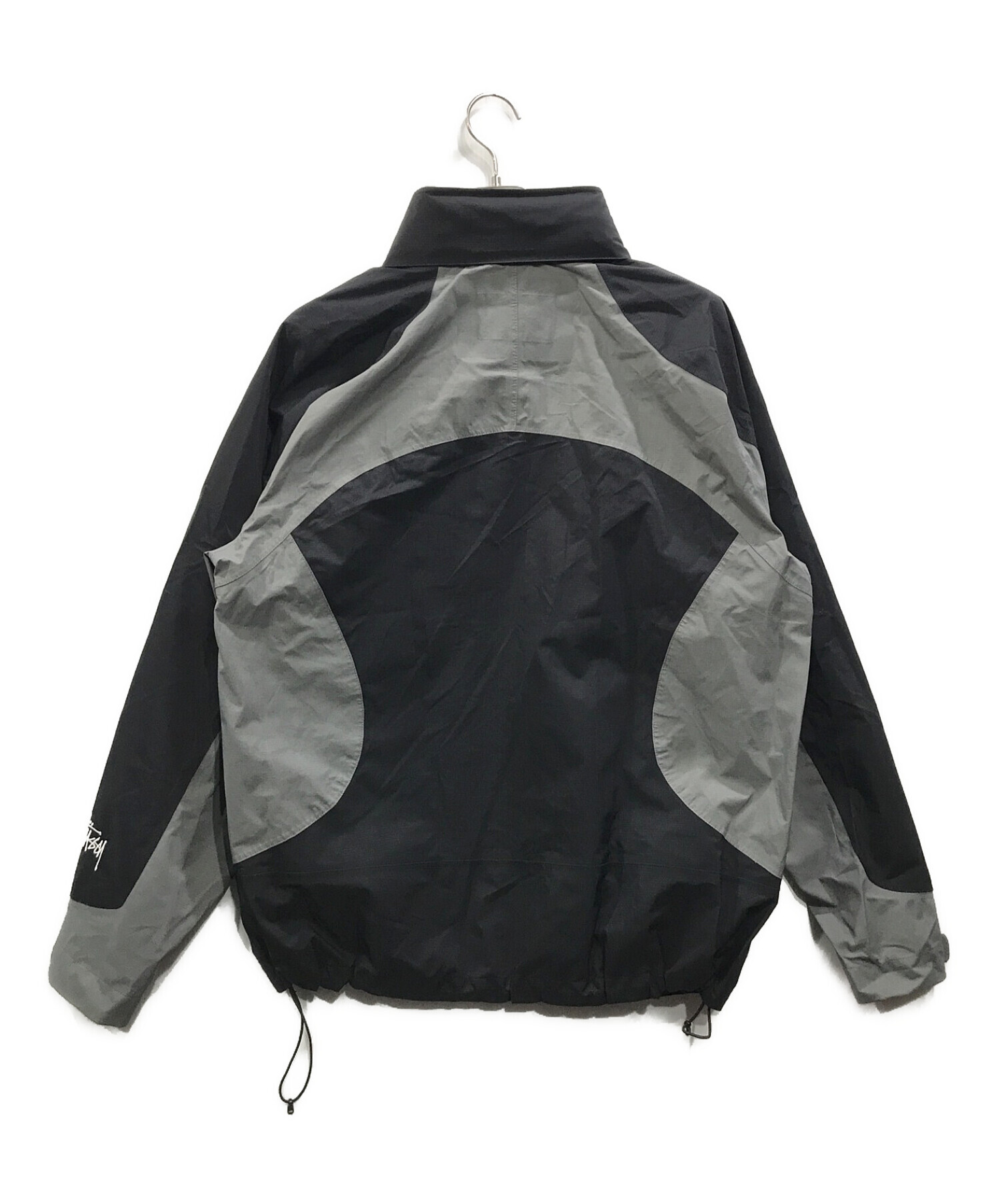 stussy (ステューシー) 20AW Taped seam rain shell ジャケット ブラック×グレー サイズ:M