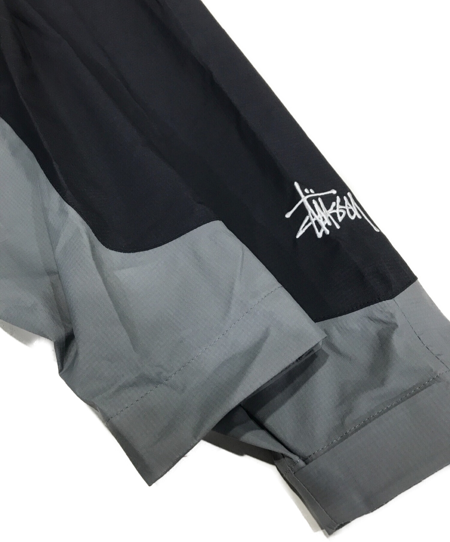 stussy (ステューシー) 20AW Taped seam rain shell ジャケット ブラック×グレー サイズ:M