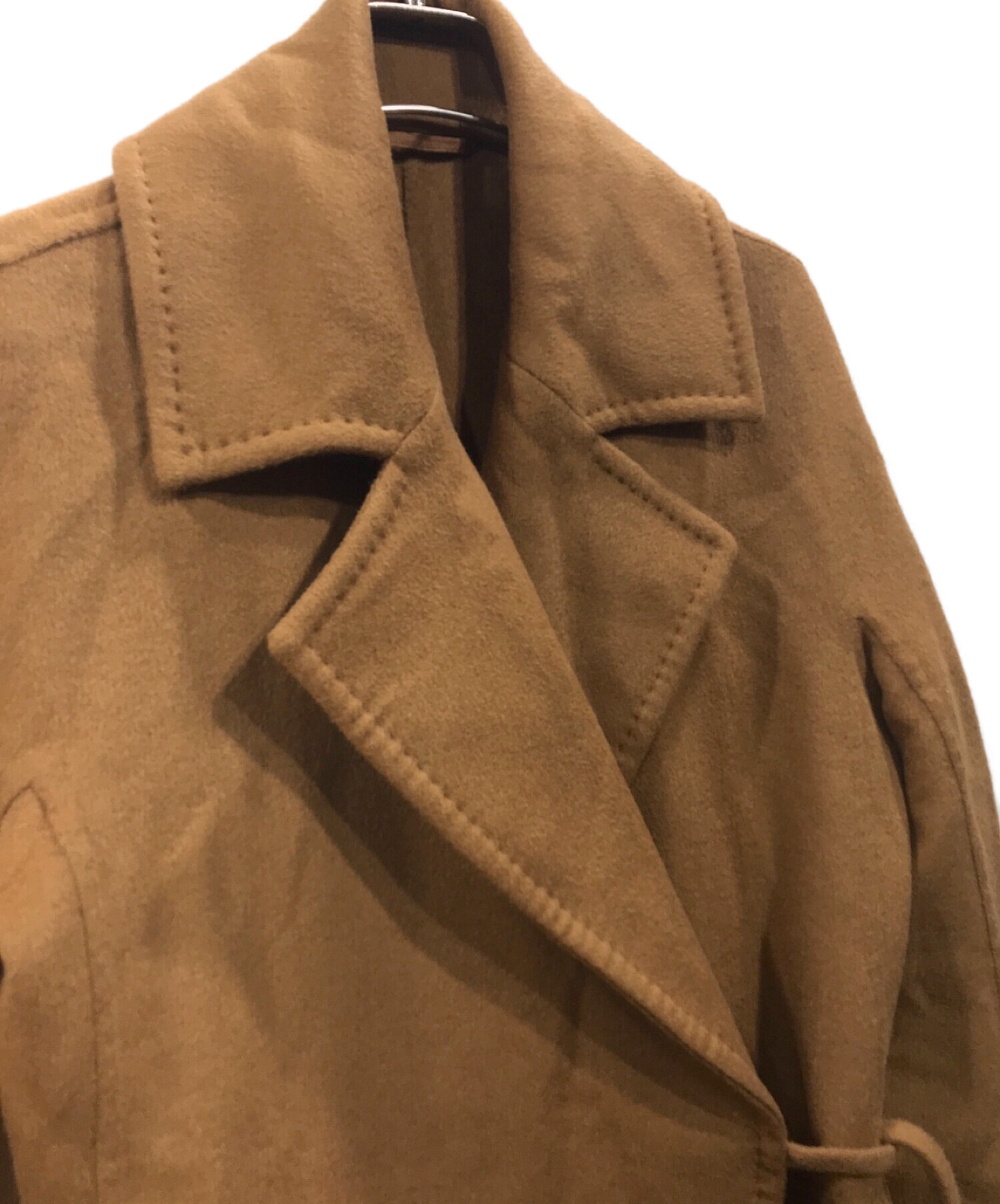 中古・古着通販】MaxMara (マックスマーラ) ガウンキャメルコート