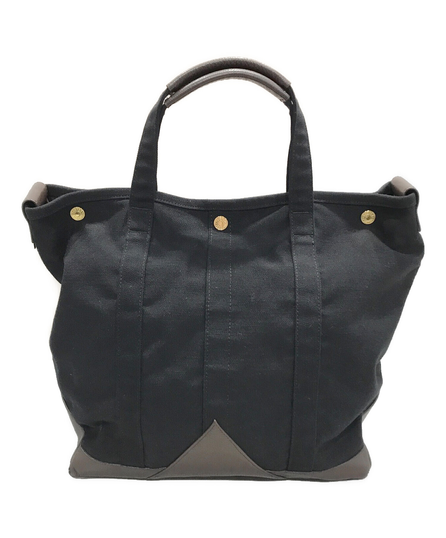 PORTER (ポーター) COAL 2WAY TOTE BAG(M) トートバッグ ブラック×ブラウン