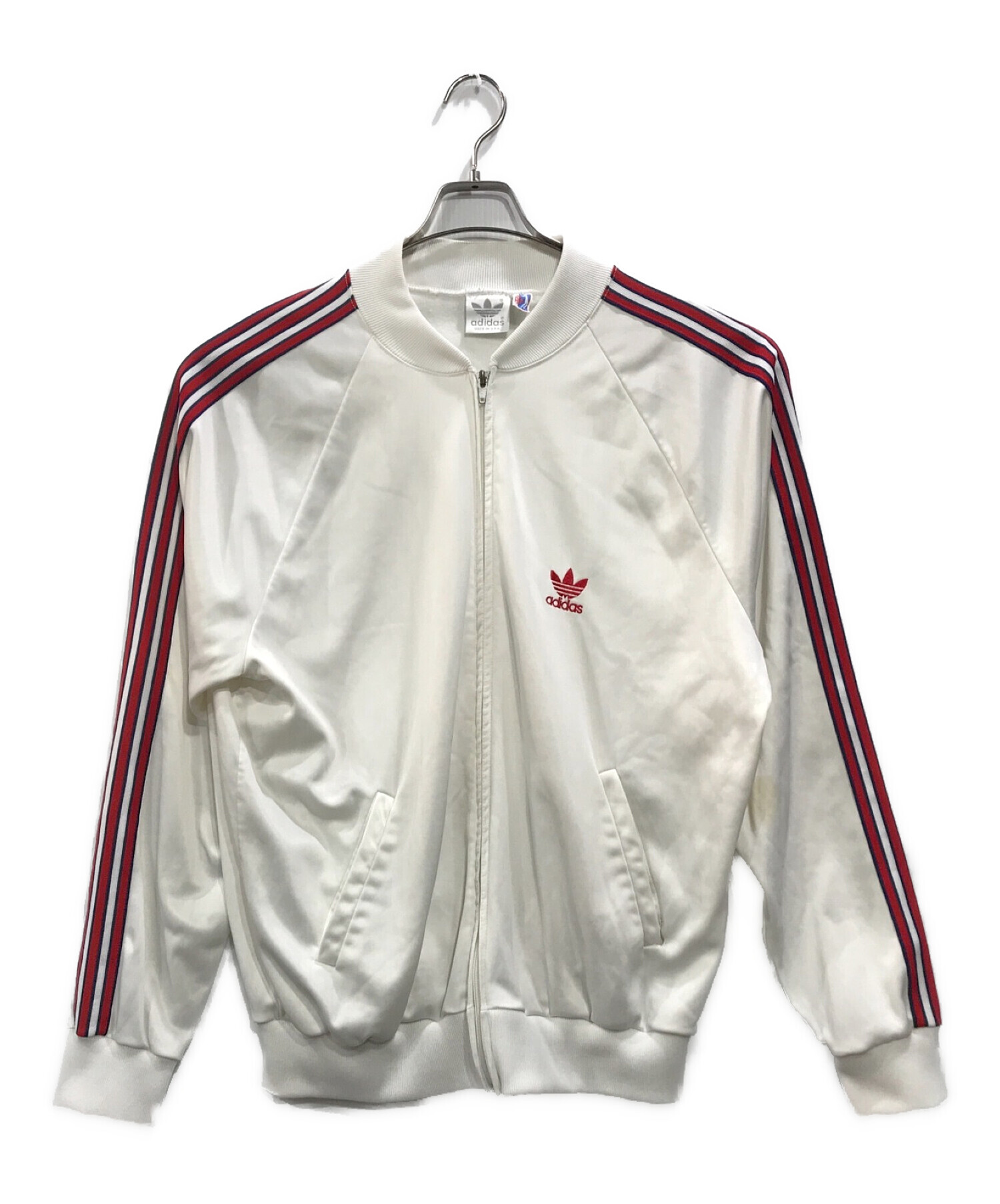 adidas (アディダス) 80's後期 ATPトラックジャケット ホワイト サイズ:XL