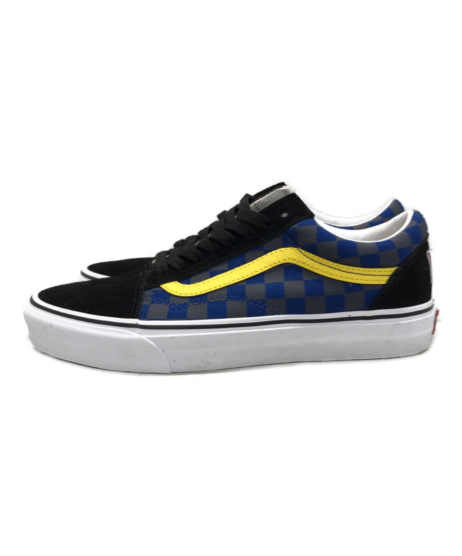 VANS (ヴァンズ) OLD SKOOL OTW RALLY ローカットスニーカー ブラック×ブルー サイズ:25.5㎝