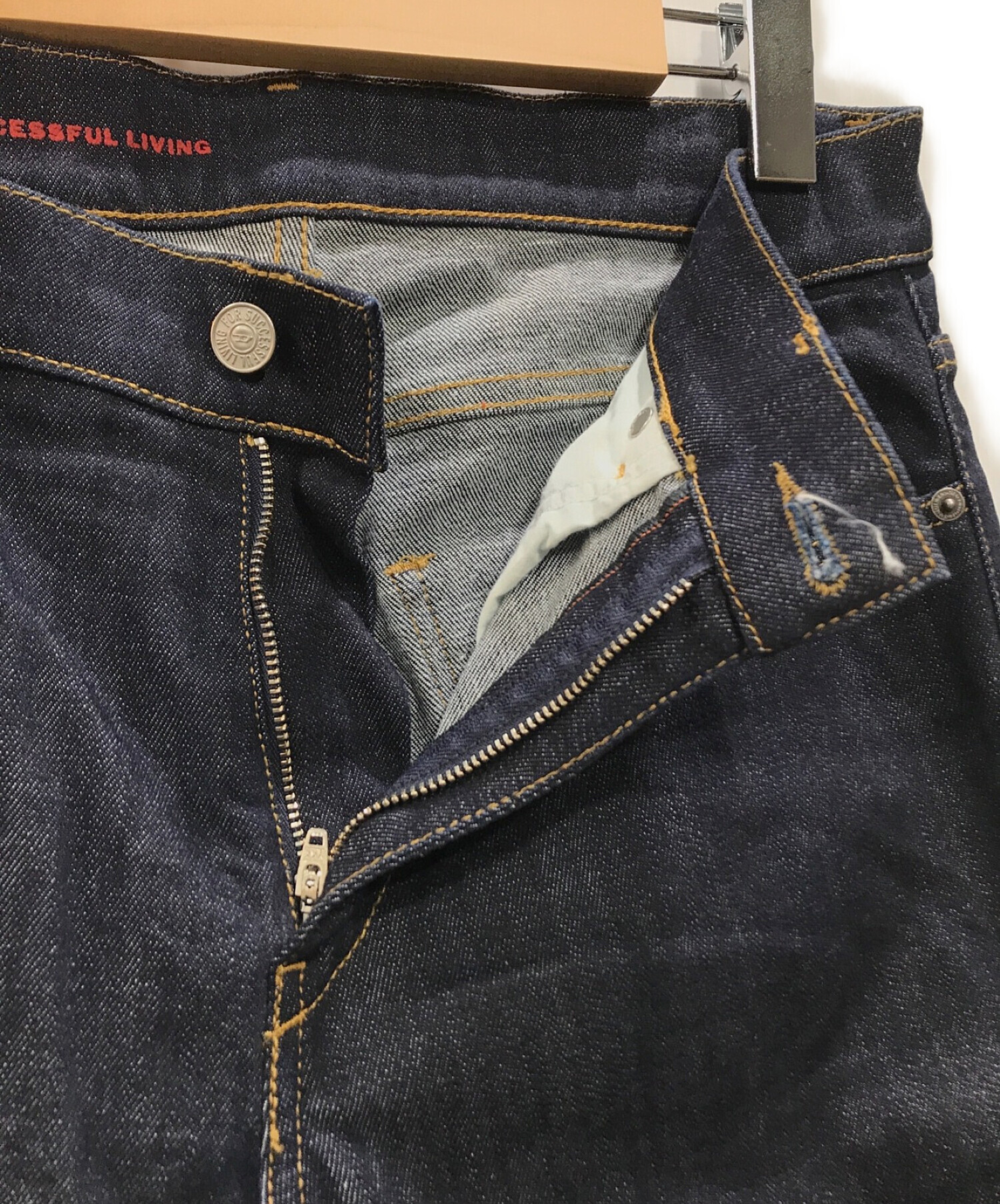 中古・古着通販】DIESEL (ディーゼル) D-STRUKTデニムパンツ ネイビー