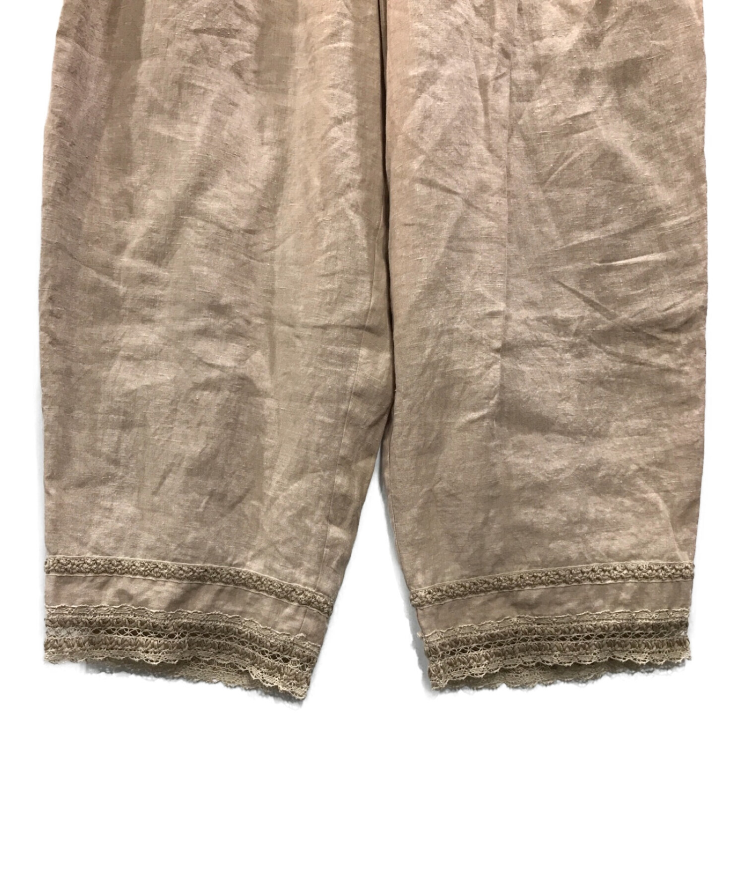 中古・古着通販】GASA* (ガサ) 白いひげ Pants ベージュ サイズ:M