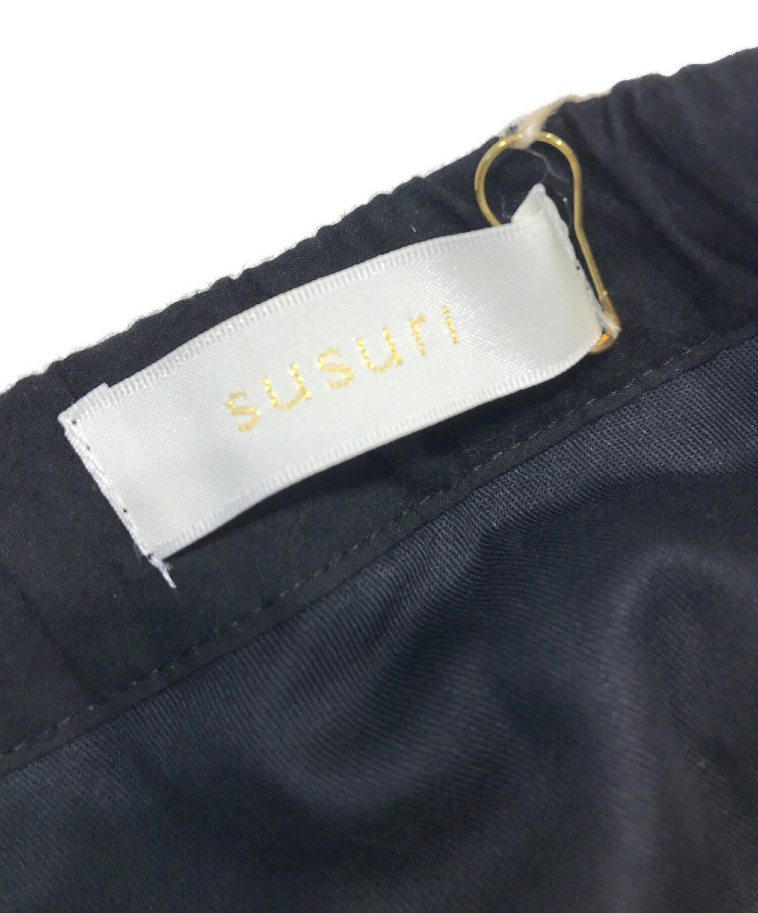 海外輸入】 SUSURI 未使用品 サイズ１ NAVY ススリ トラピーズスカート