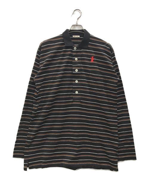 中古・古着通販】MARNI (マルニ) 20SS ボーダーポロシャツ ブラック