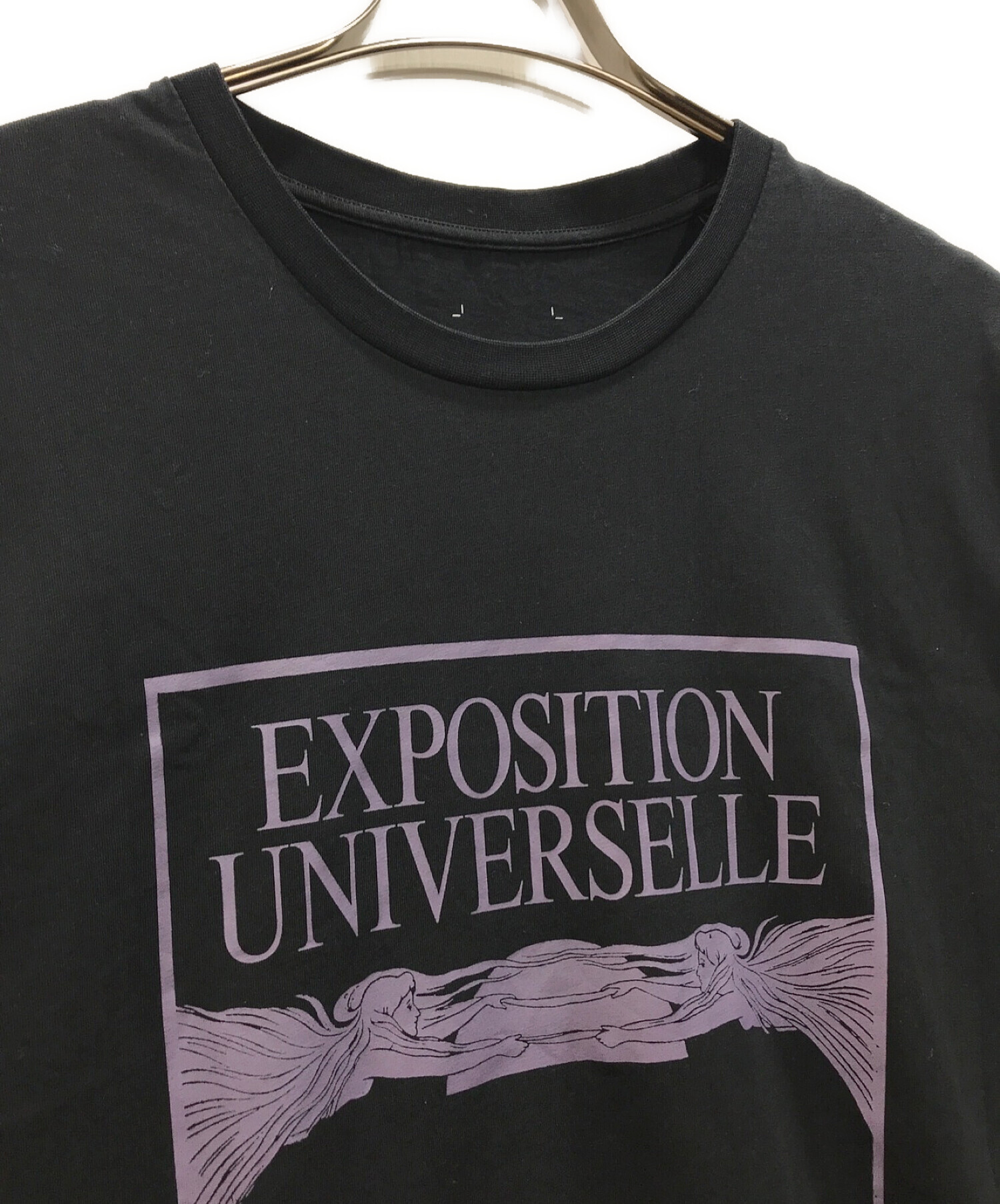 中古・古着通販】OAMC (オーエーエムシー) Expo T-shirt ブラック×パープル サイズ:XL｜ブランド・古着通販  トレファク公式【TREFAC FASHION】スマホサイト