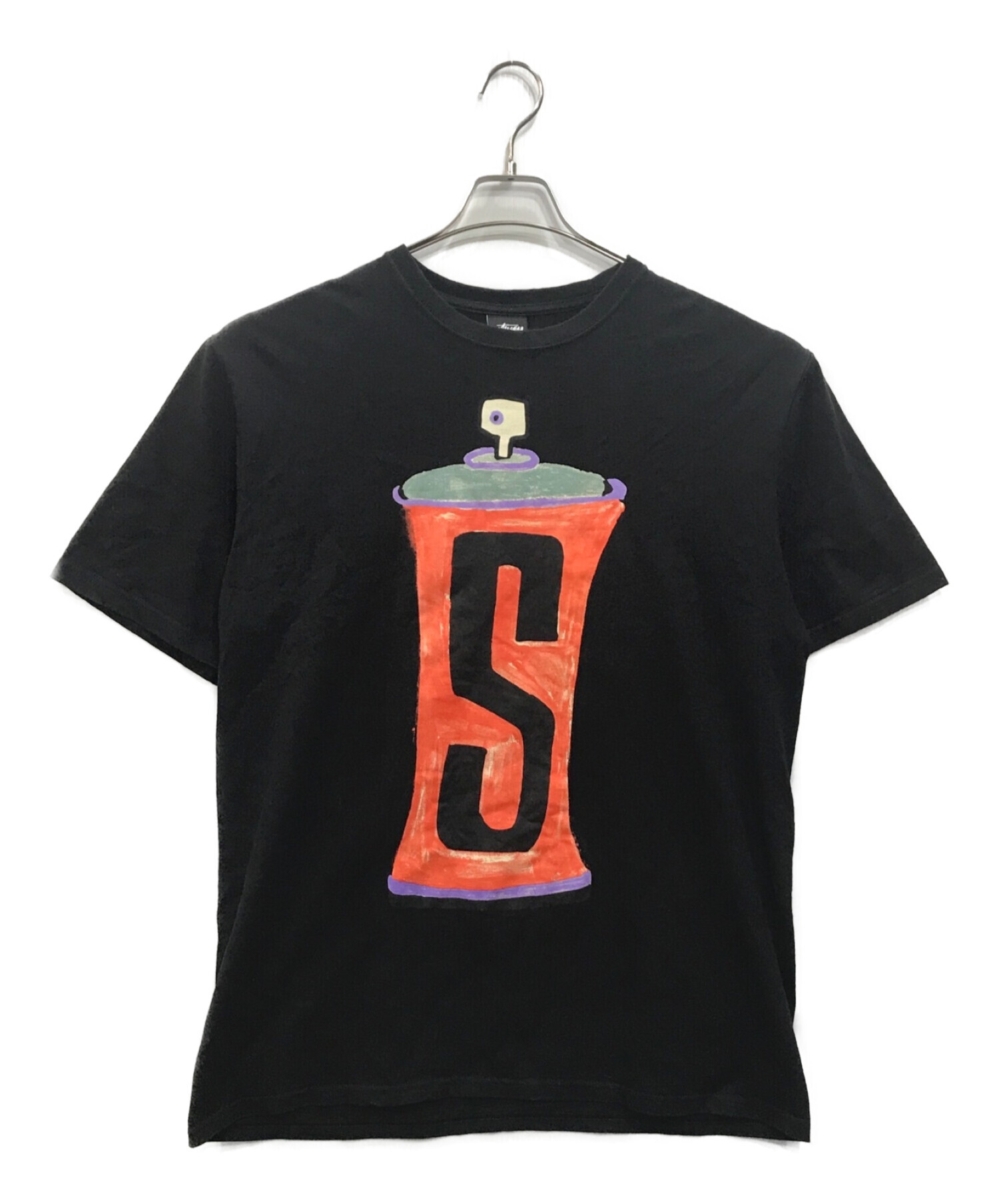 stussy (ステューシー) 23SS SPRAYCAN TEE ブラック サイズ:L