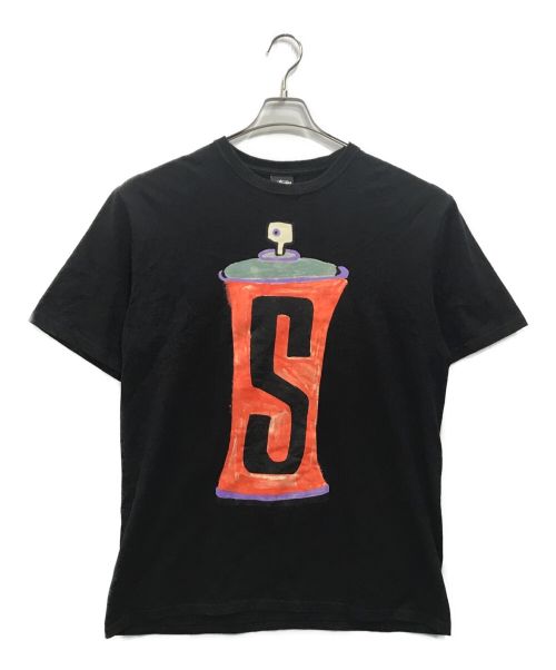 Stussy Spraycan Tee 黒 sサイズ ステューシー スプレー缶 - Tシャツ