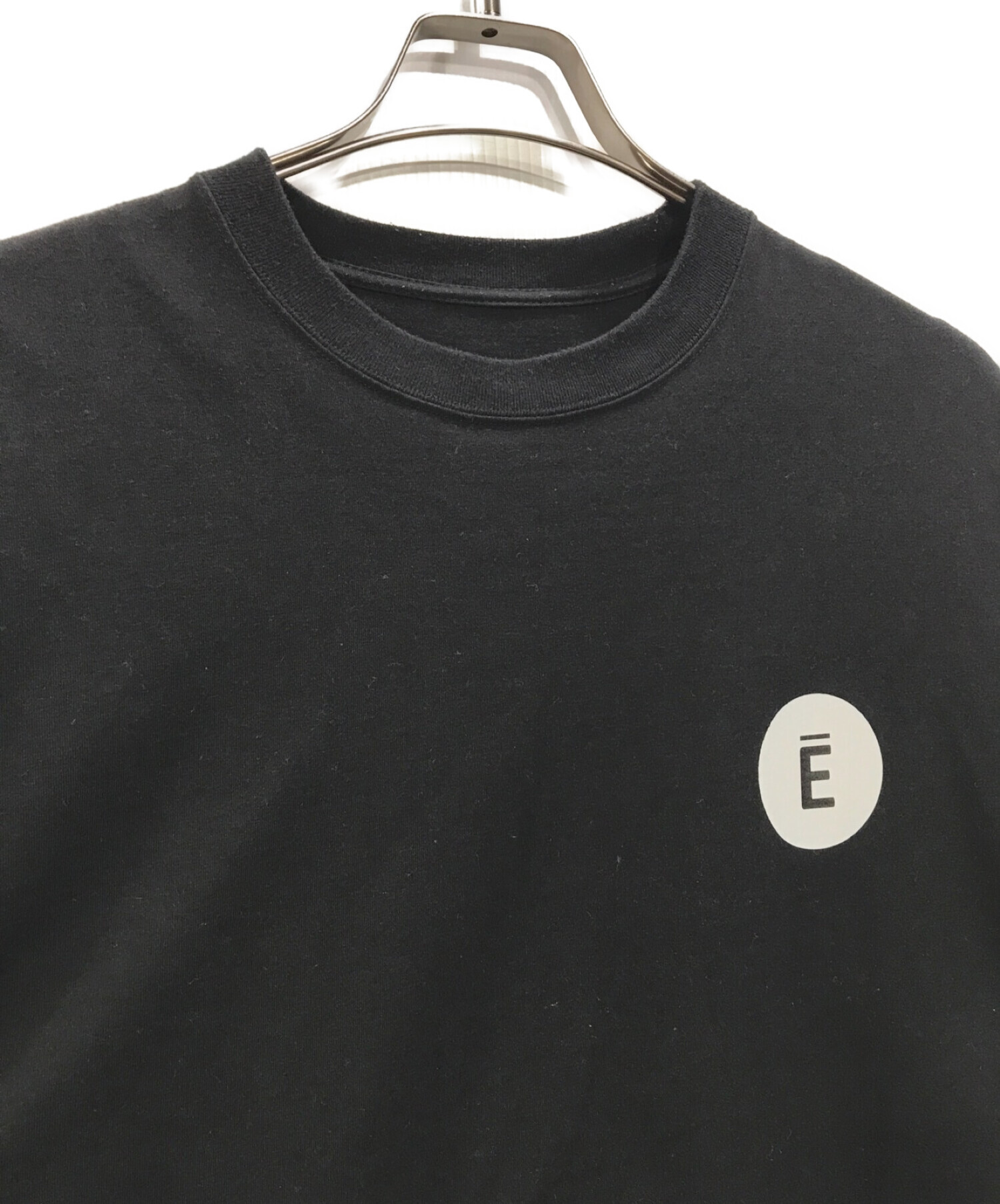 中古・古着通販】ENNOY (エンノイ) プリントTシャツ ブラック サイズ