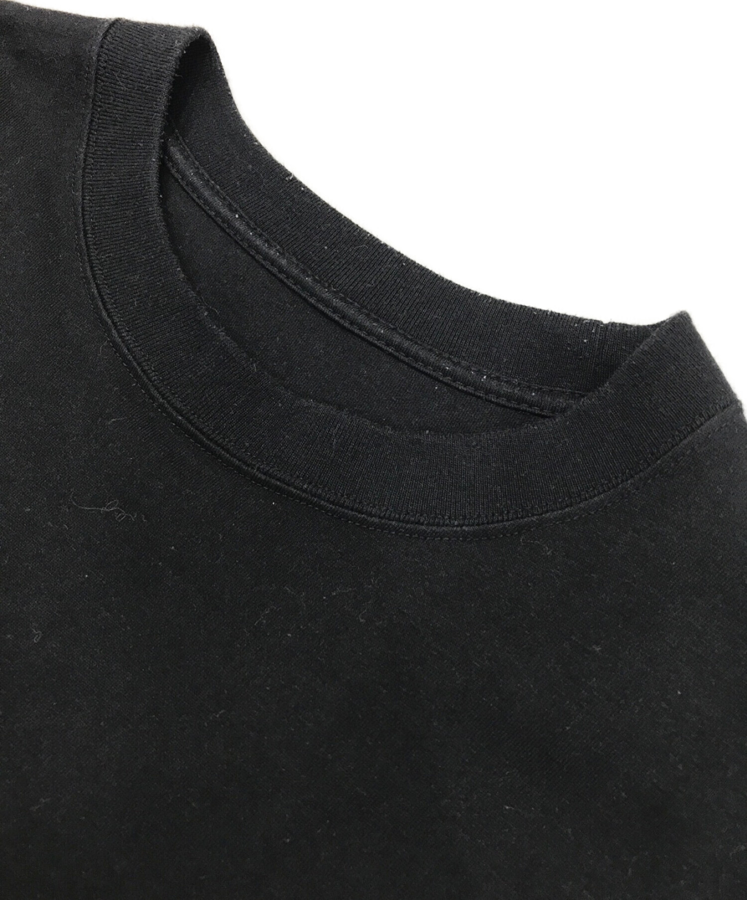 中古・古着通販】ENNOY (エンノイ) プリントTシャツ ブラック サイズ