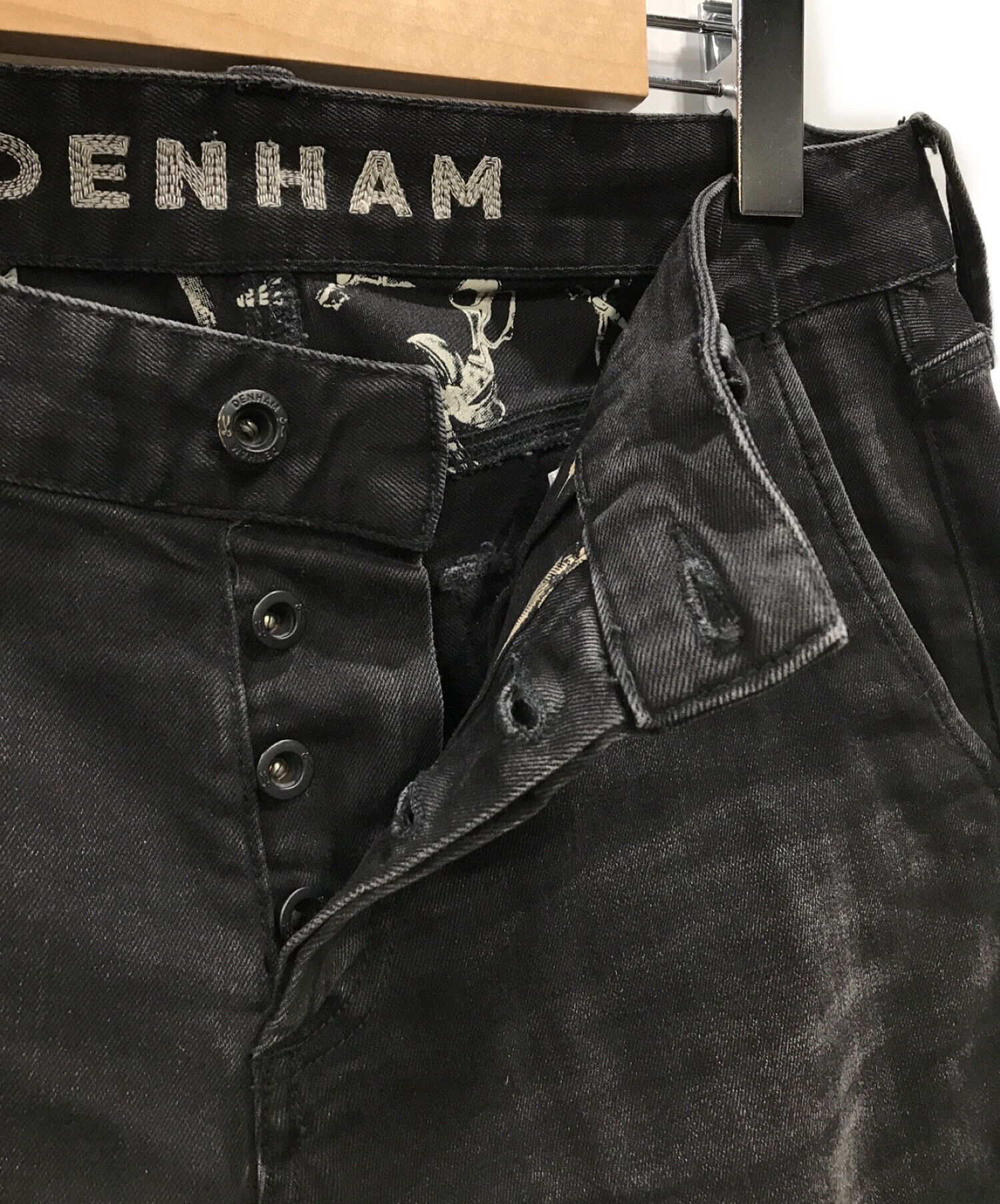 中古・古着通販】Denham (デンハム) デニムパンツ ブラック サイズ