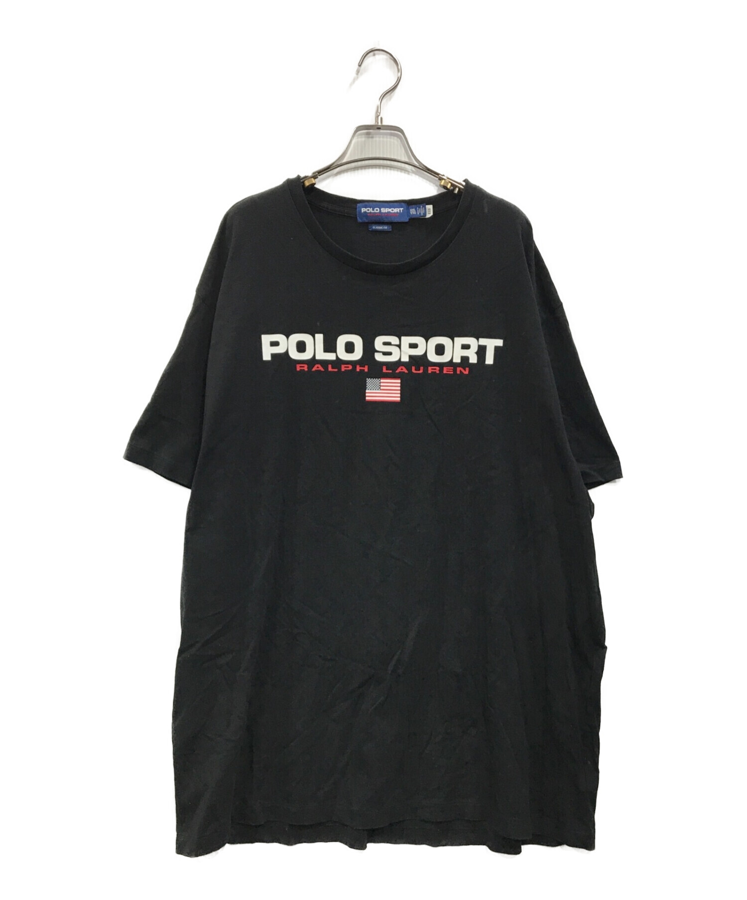 POLO SPORT (ポロスポーツ) ロゴプリントTシャツ ブラック サイズ:XXL