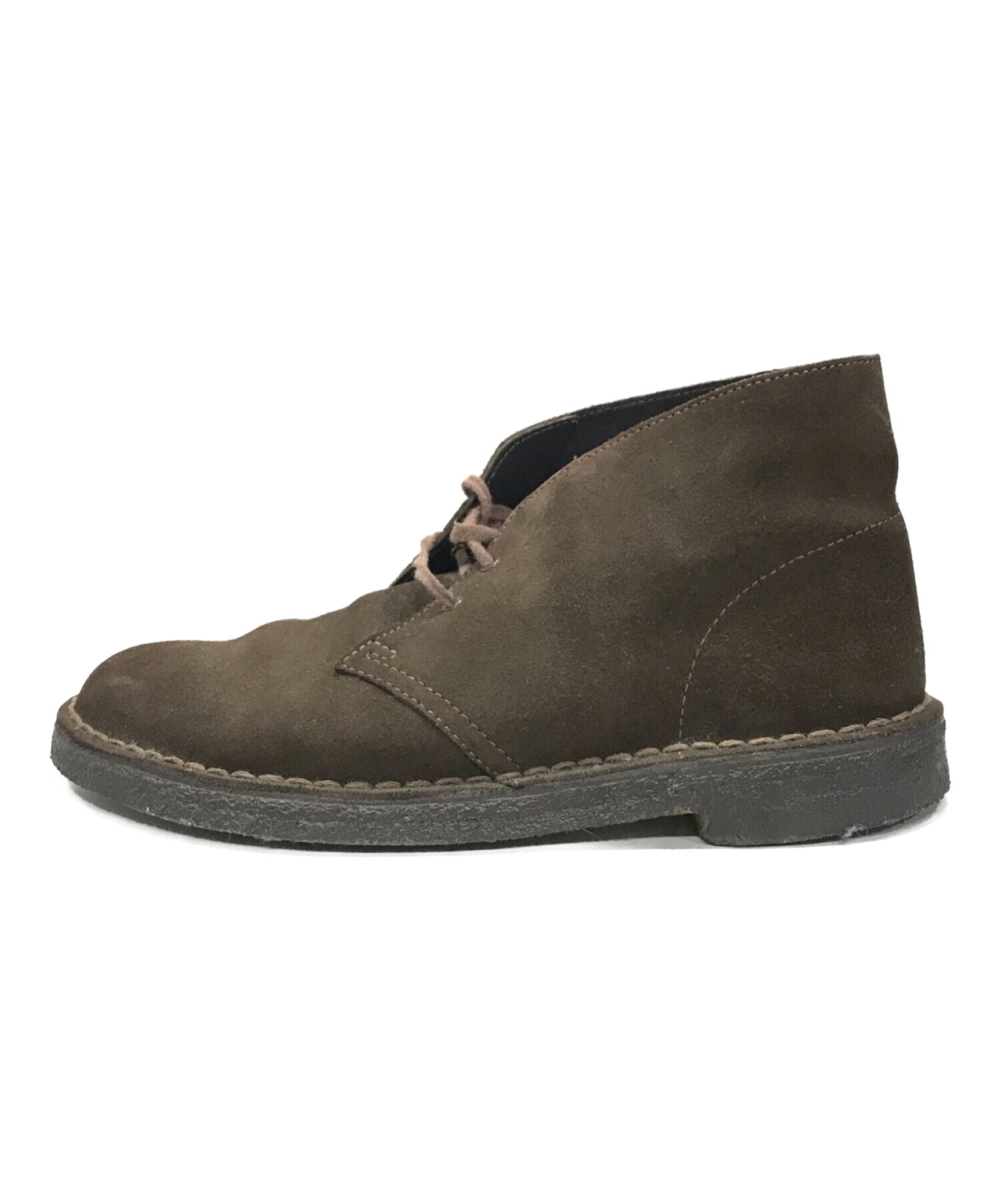 中古・古着通販】CLARKS (クラークス) デザートブーツ ブラウン サイズ