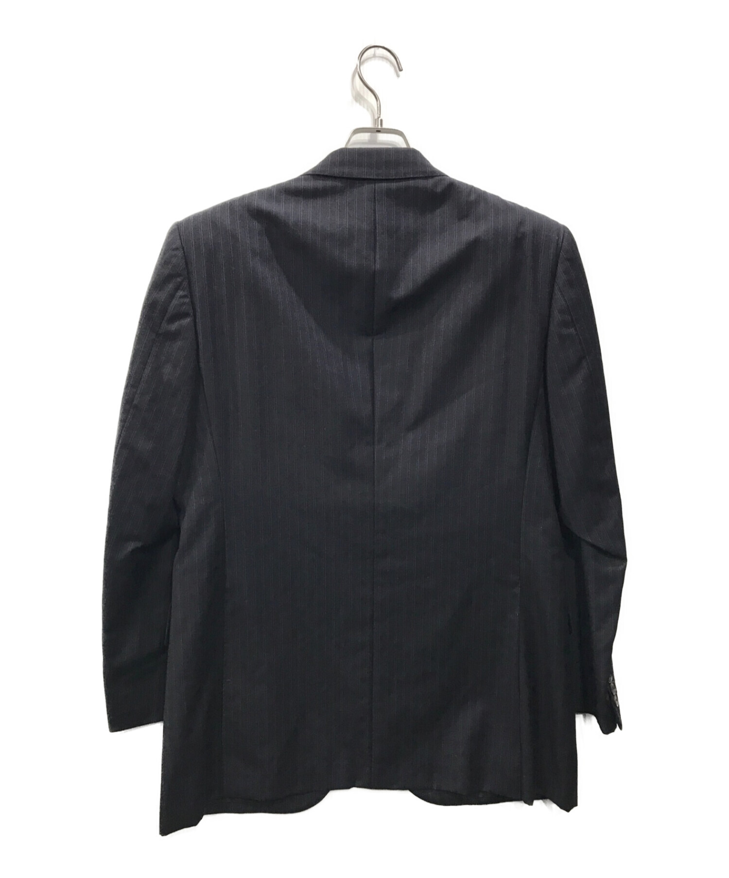 【大きいサイズ・未使用】バーバリーロンドン　ウールスーツ　セットアップ　シルクジャケット