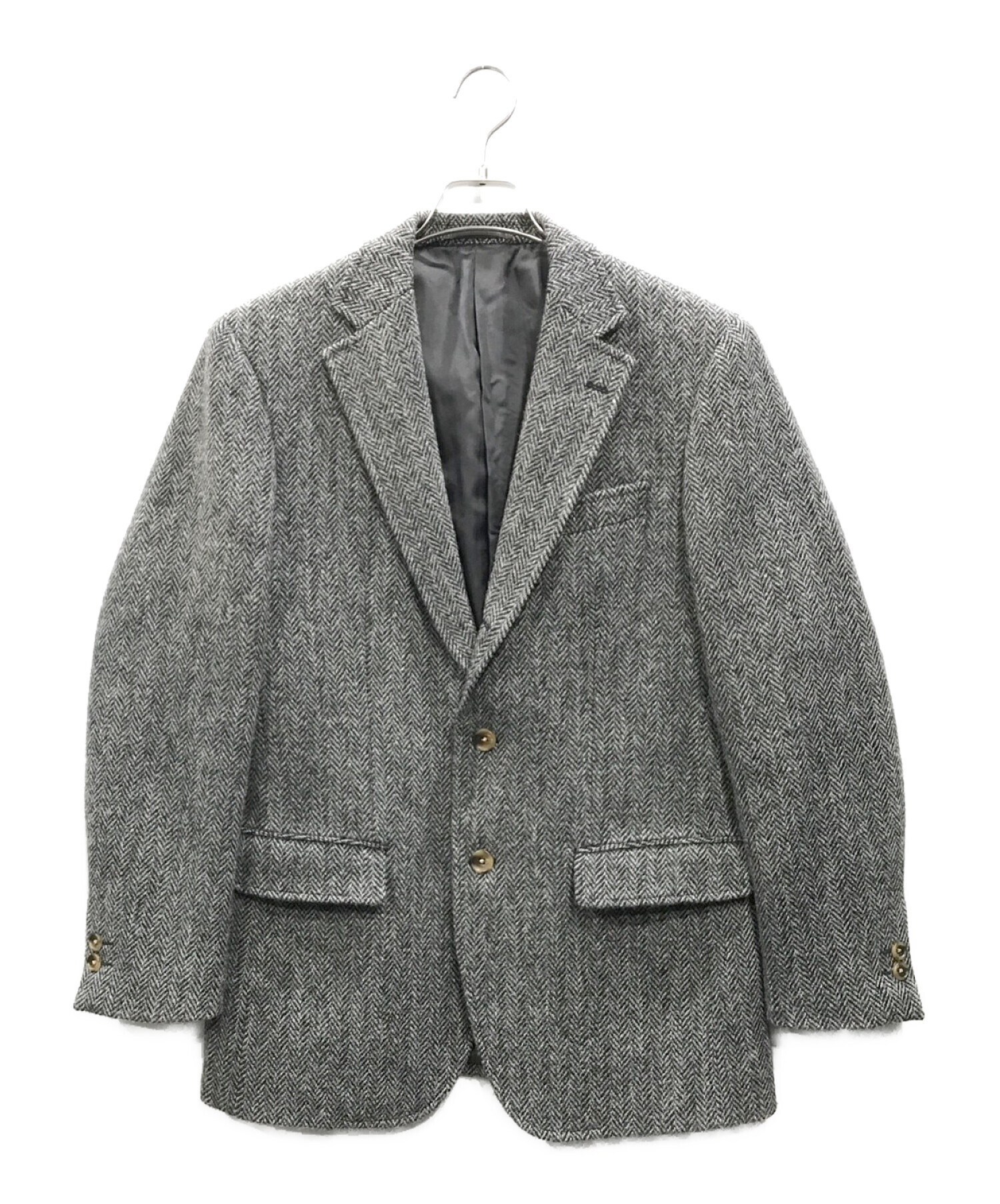 Harris Tweed (ハリスツイード) OXFORD CLASSIC NEW ENGLANDテーラードジャケット グレー サイズ:94A6