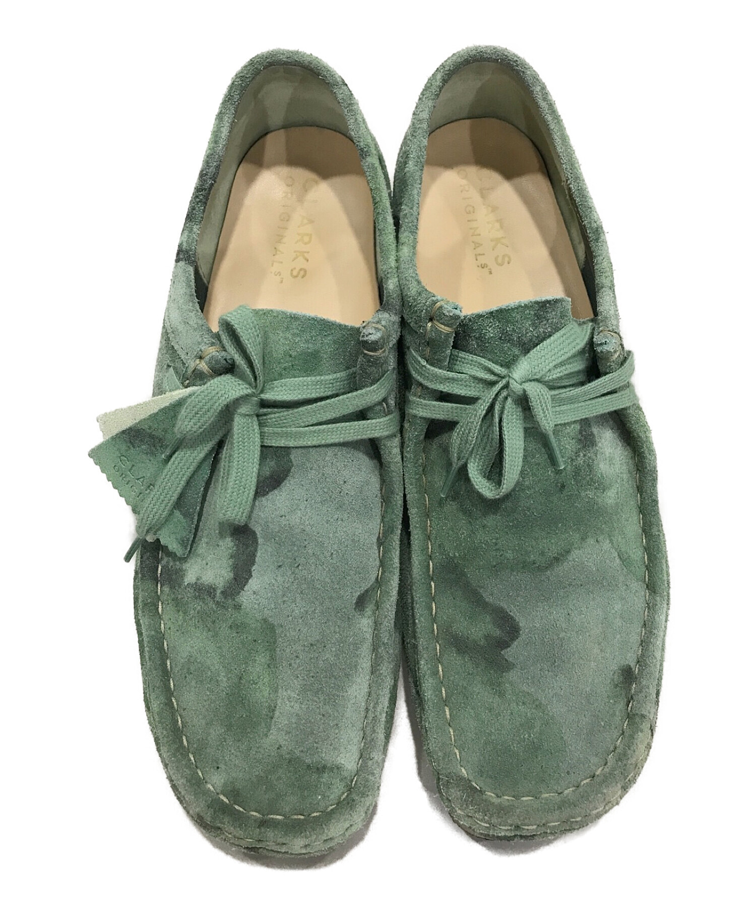 中古・古着通販】CLARKS (クラークス) clarks wallabee green camo グリーン サイズ:UK11｜ブランド・古着通販  トレファク公式【TREFAC FASHION】スマホサイト