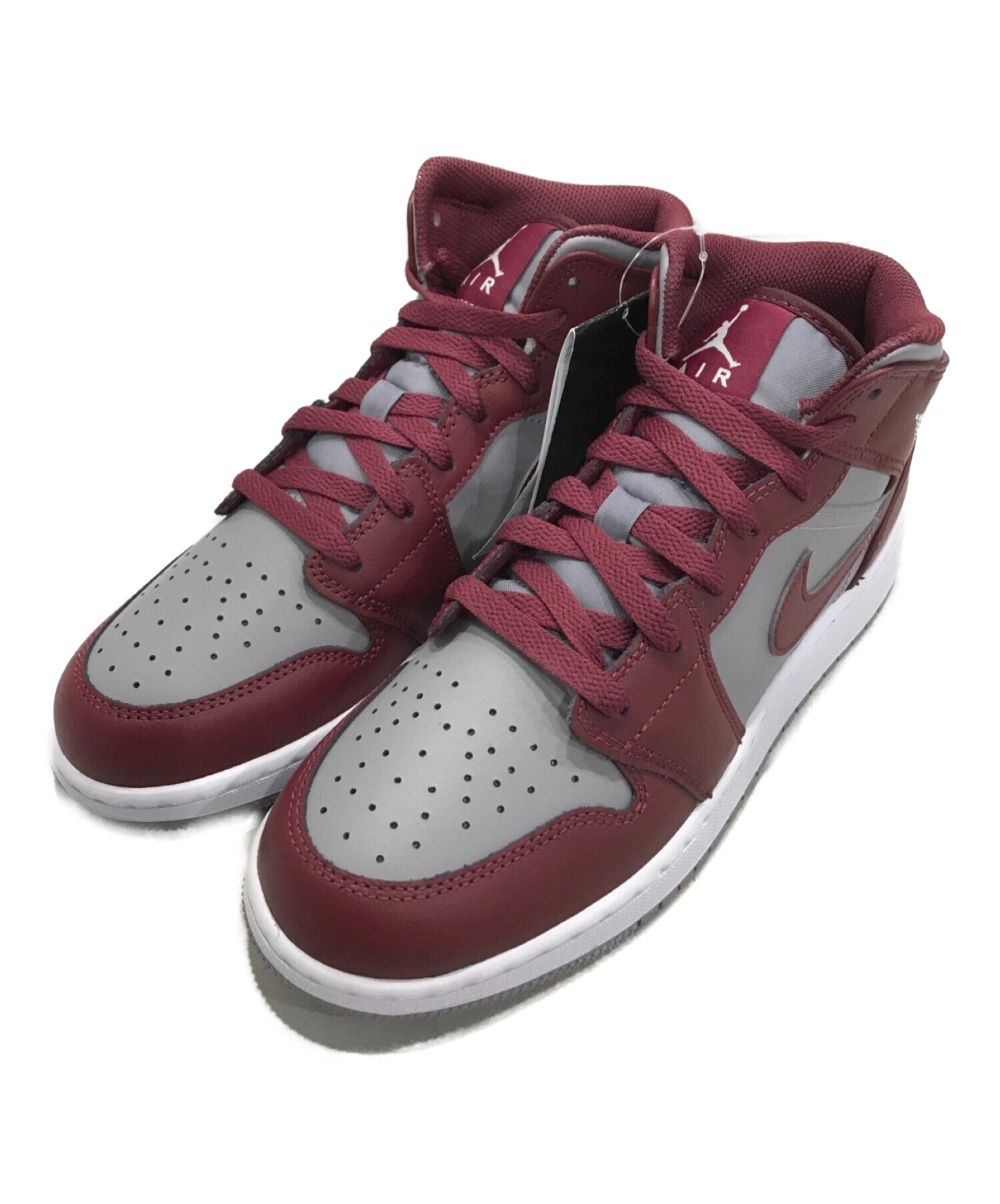 中古・古着通販】NIKE (ナイキ) AIR JORDAN 1MID CHERRYWOOD RED/WHITE