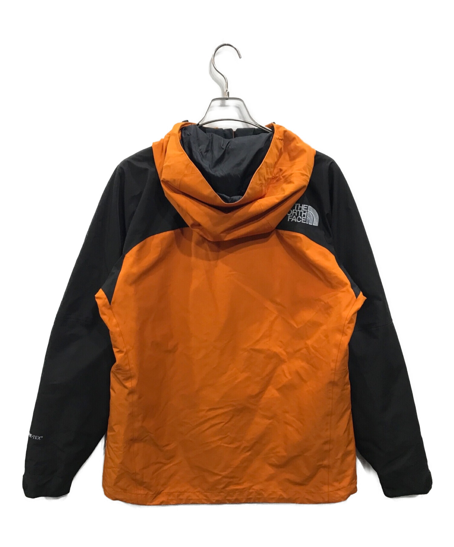 THE NORTH FACE (ザ ノース フェイス) MOUNTAIN JACKET マウンテン ジャケット オレンジ×ブラック サイズ:XL
