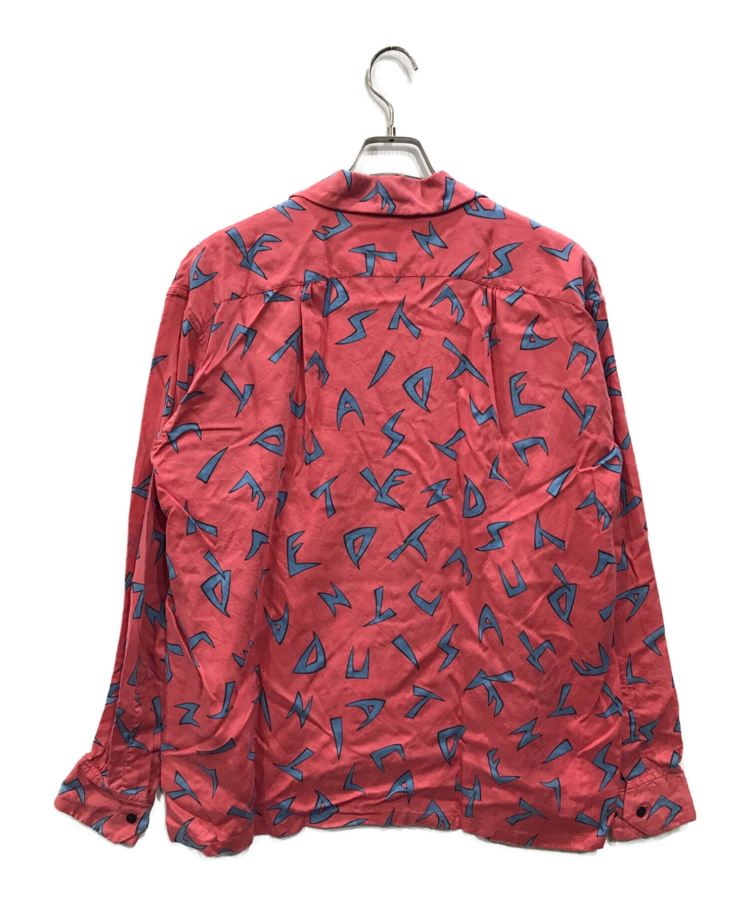NEON SIGN (ネオンサイン) BREAKER SHIRTS オープンカラーシャツ ピンク サイズ:2