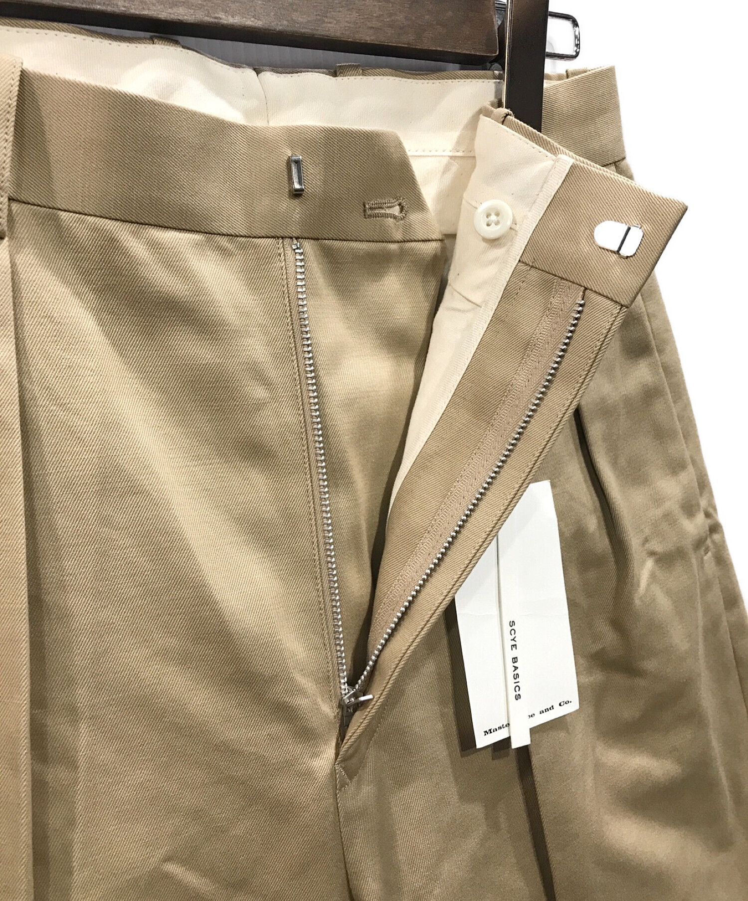 中古・古着通販】SCYE (サイ) San Joaquin Cropped Pants ベージュ