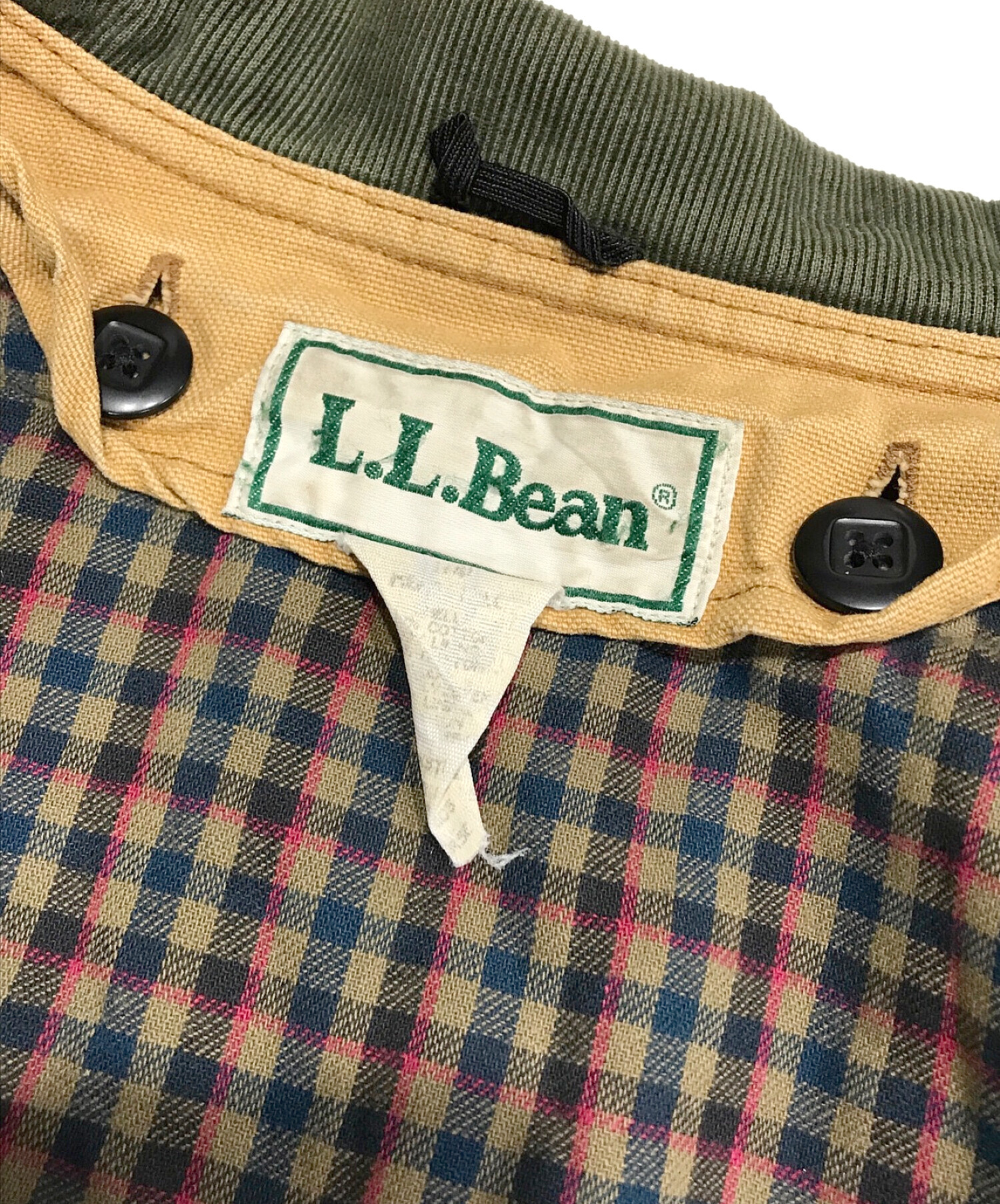 L.L.Bean (エルエルビーン) 80Sハンティングジャケット ベージュ サイズ:L