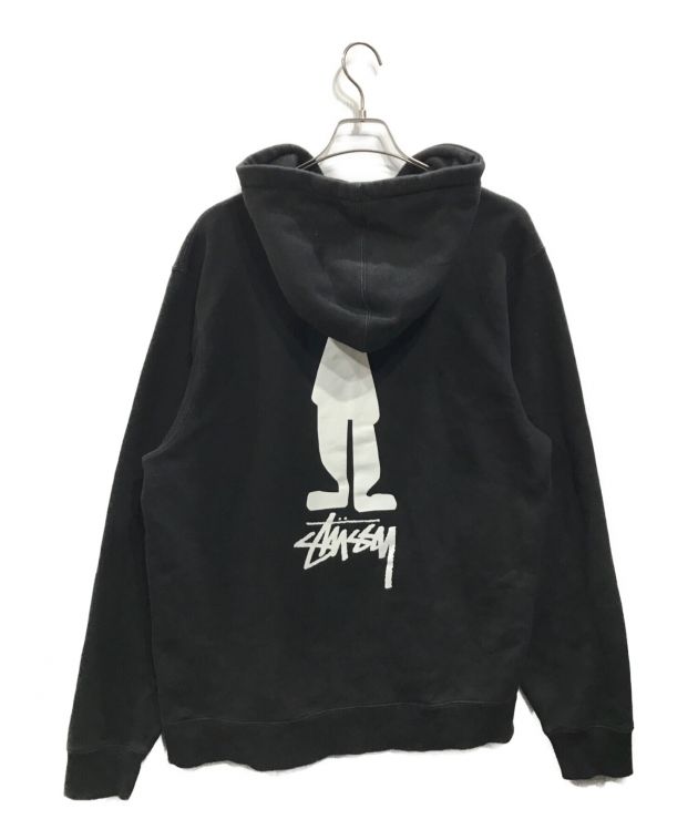 中古・古着通販】stussy (ステューシー) シャドーマンプルオーバーパーカー ブラック サイズ:L｜ブランド・古着通販  トレファク公式【TREFAC FASHION】スマホサイト