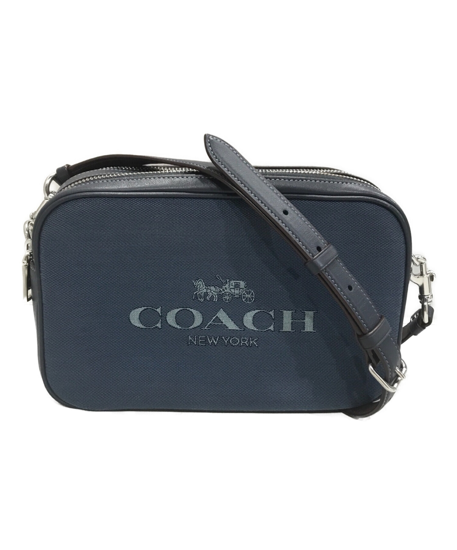 中古・古着通販】COACH (コーチ) ショルダーバッグ ネイビー｜ブランド