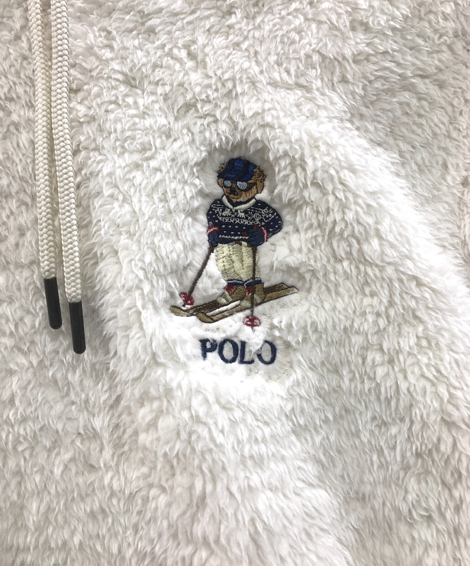 POLO RALPH LAUREN (ポロ・ラルフローレン) スキーポロベアボアパーカー ホワイト サイズ:S