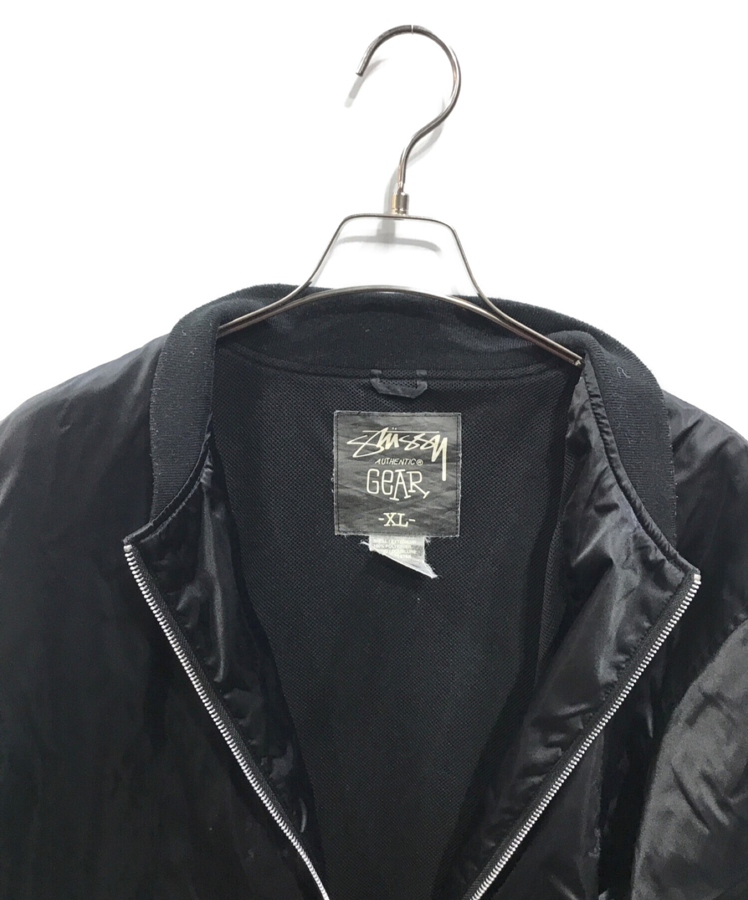 stussy (ステューシー) 25周年限定MA-1ジャケット ブラック サイズ:XL