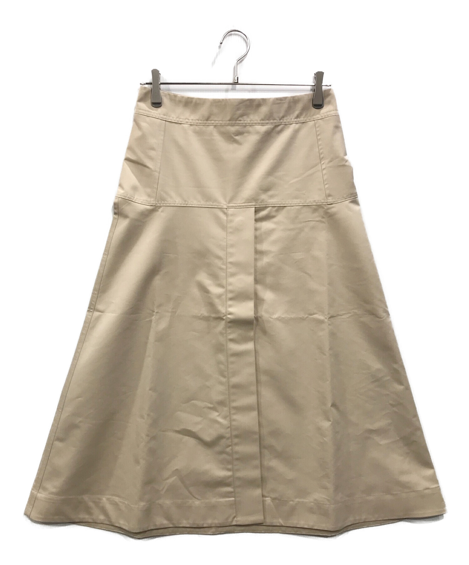 STUDIO NICHOLSON (スタジオニコルソン) PANELLED SKIRT WITH FRONT VENT ベージュ サイズ:00