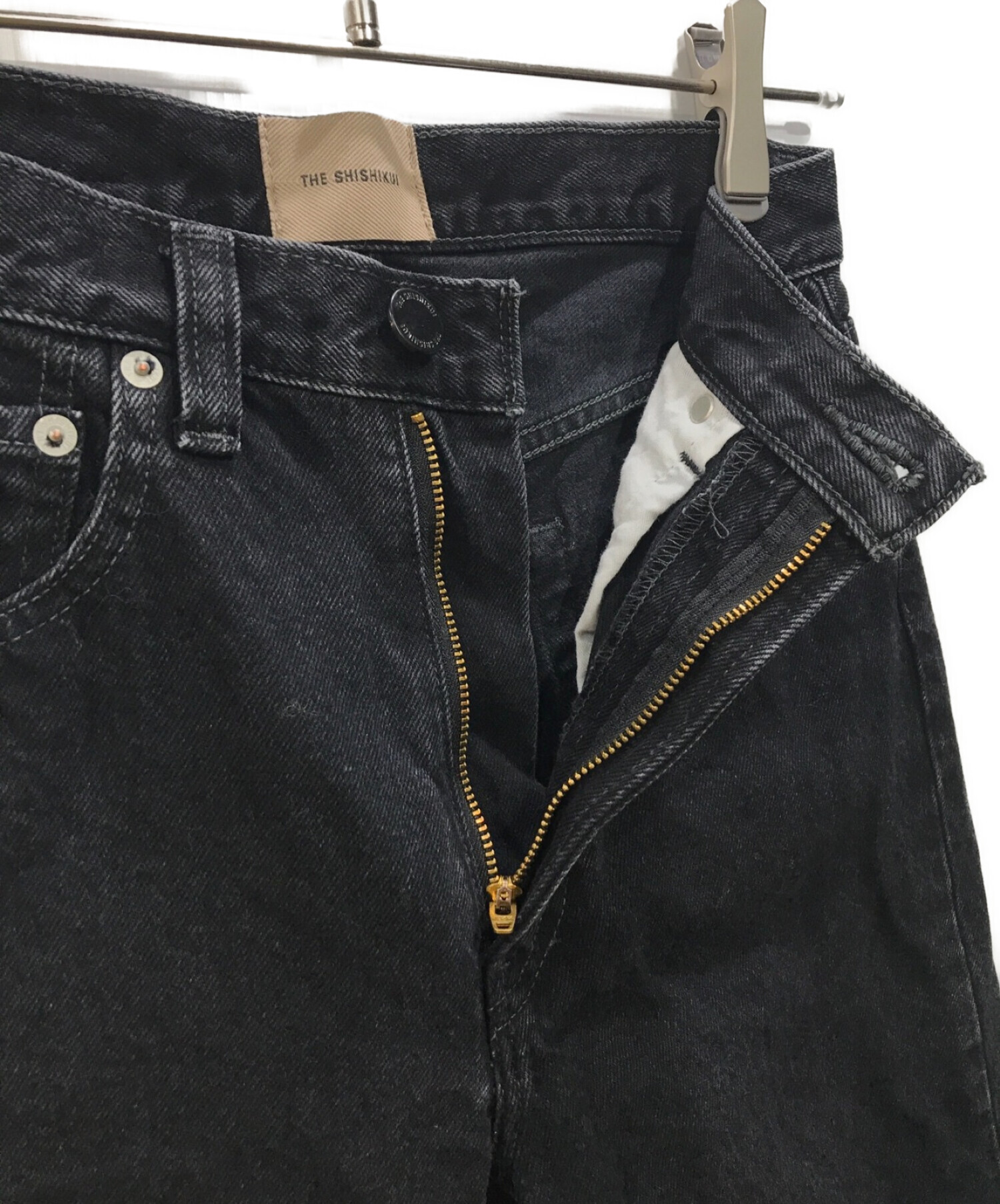 THE SHISHIKUI (ザ シシクイ) CLASSIC DENIM ブラック サイズ:25