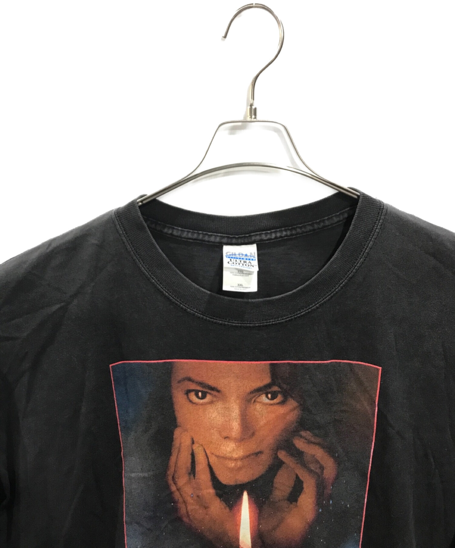 GILDAN (ギルダン) Michael Jackson (マイケルジャクソン) 30th ANNIVERSARY CELEBRATION  TEE(アニバーサリー　セレブレーション　ティー) ブラック サイズ:XXL