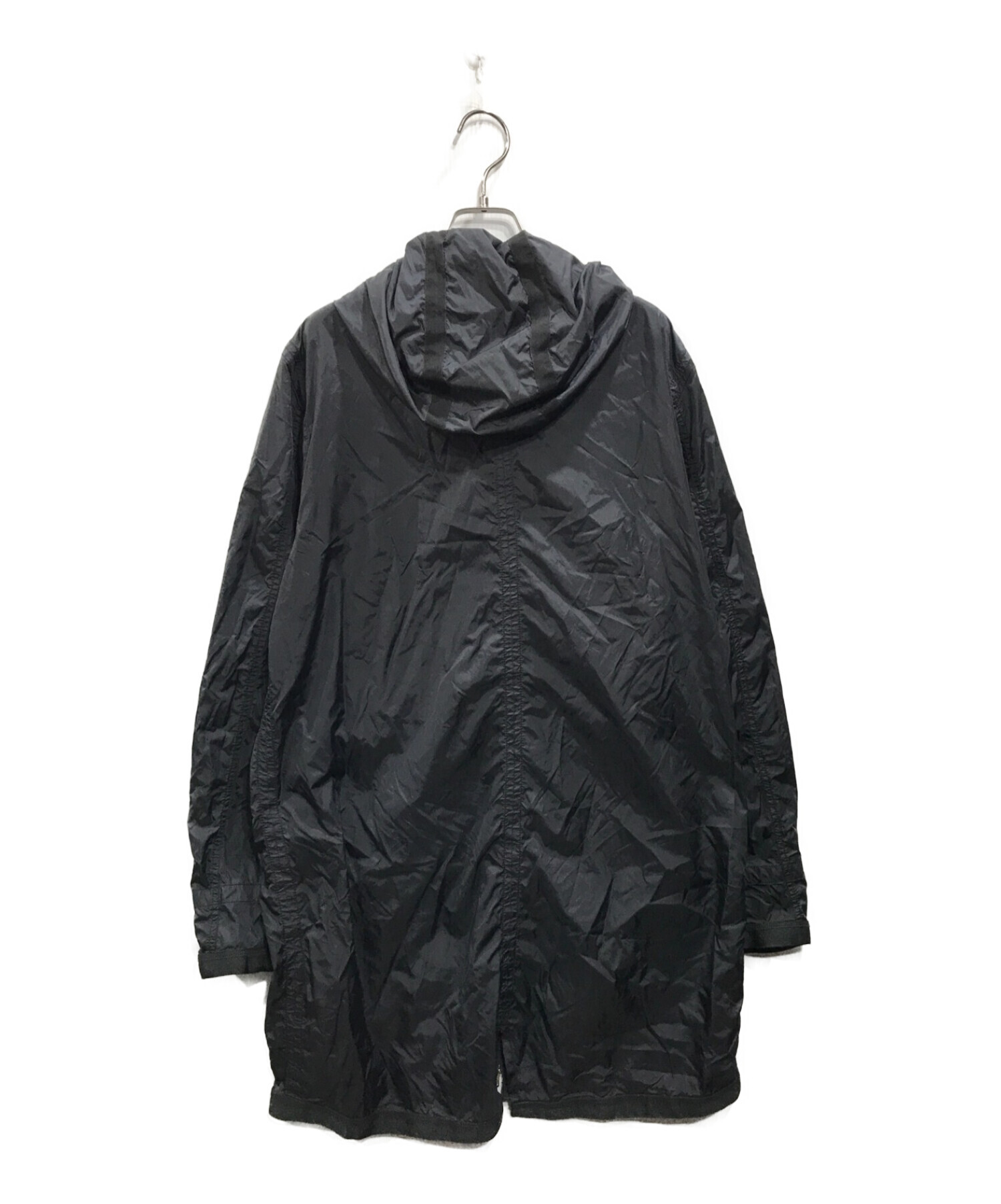 中古・古着通販】DIESEL (ディーゼル) ナイロンジップコート ブラック