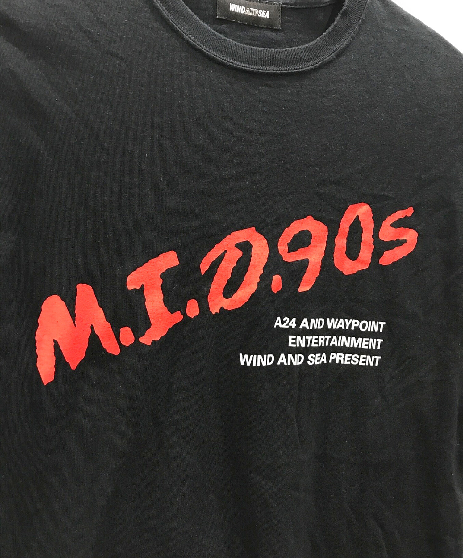 WIND AND SEA (ウィンダンシー) mid90s (ミッド90s) Tシャツ ブラック サイズ:L