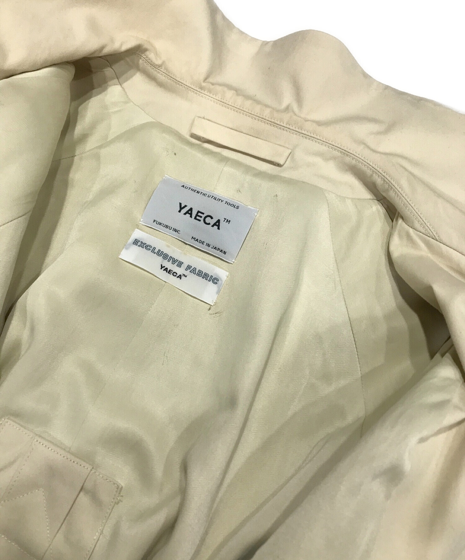 中古・古着通販】YAECA (ヤエカ) SOUTIEN COLLAR COAT STANDARD ステン