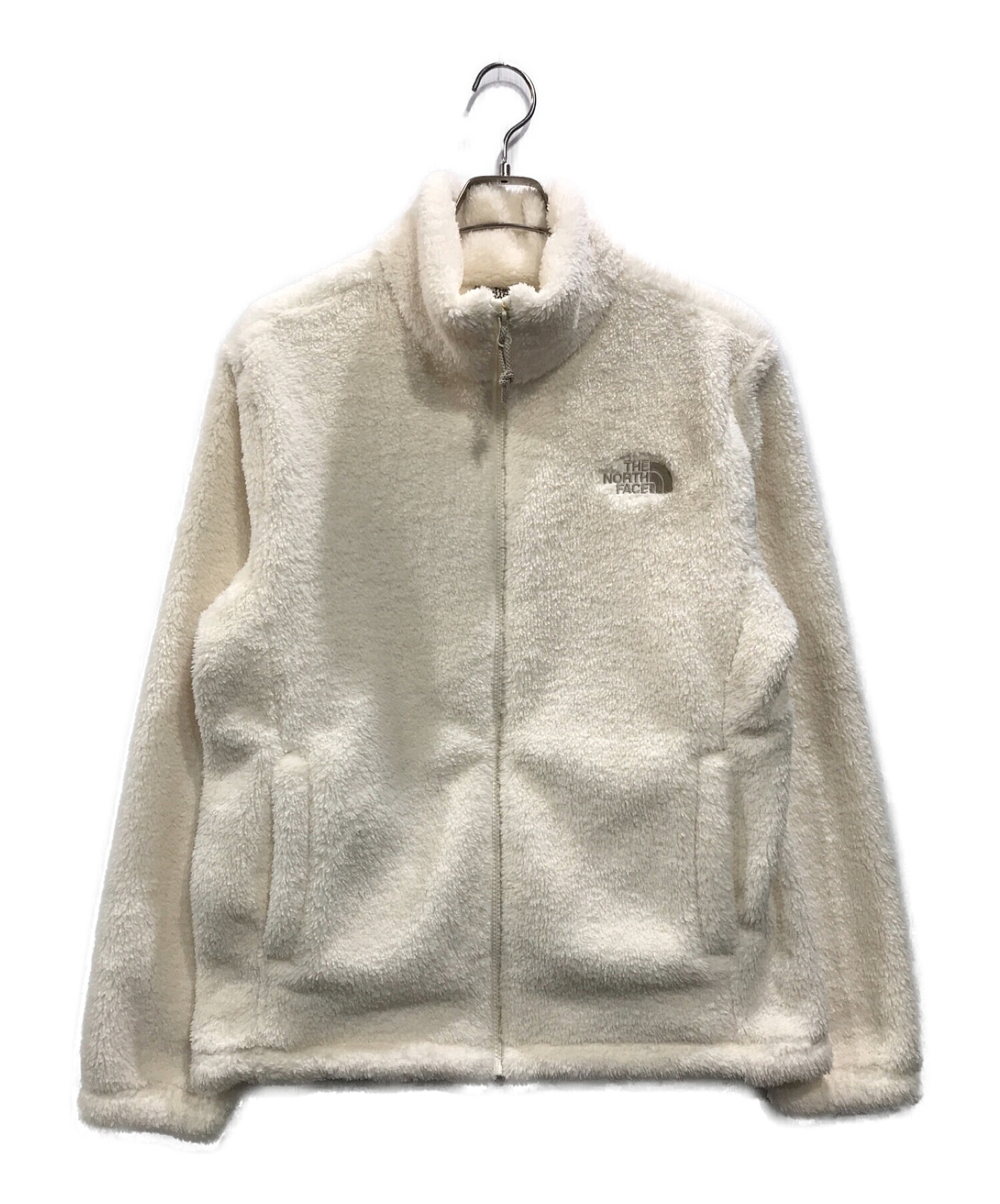 THE NORTH FACE (ザ ノース フェイス) COMFY ALPHA FLEECE ZIP UP フリース ジャケット ホワイト サイズ:L