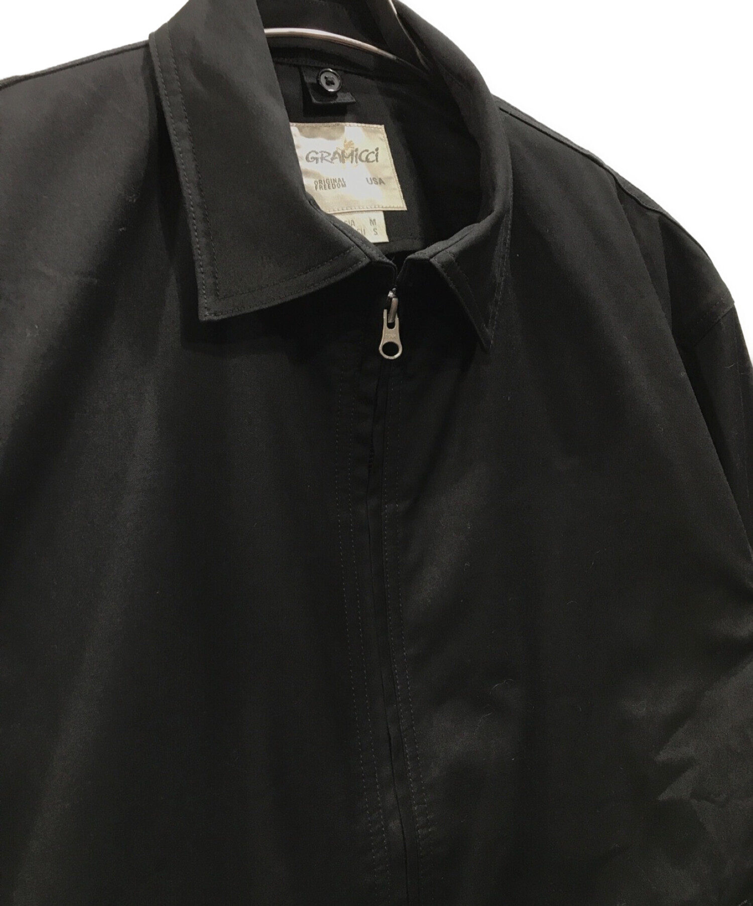 GRAMICCI (グラミチ) nano・universe (ナノ・ユニバース) 別注 Stretch GABARDINE BLOUSON ブラック  サイズ:M