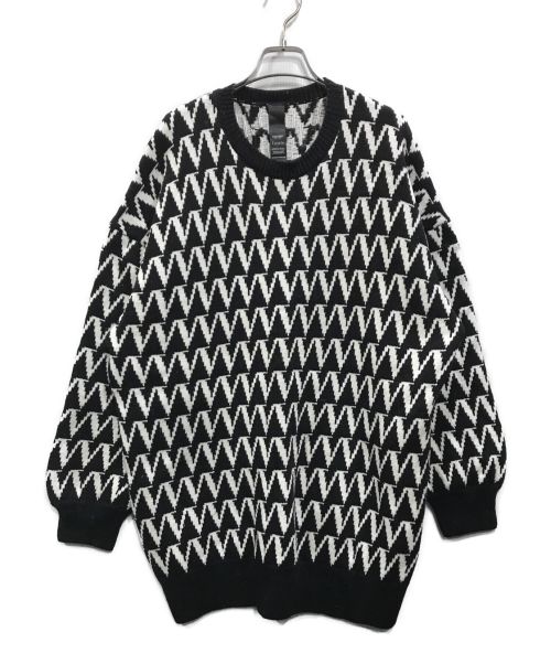 中古・古着通販】SHAREEF (シャリーフ) JACQUARD KNIT ホワイト