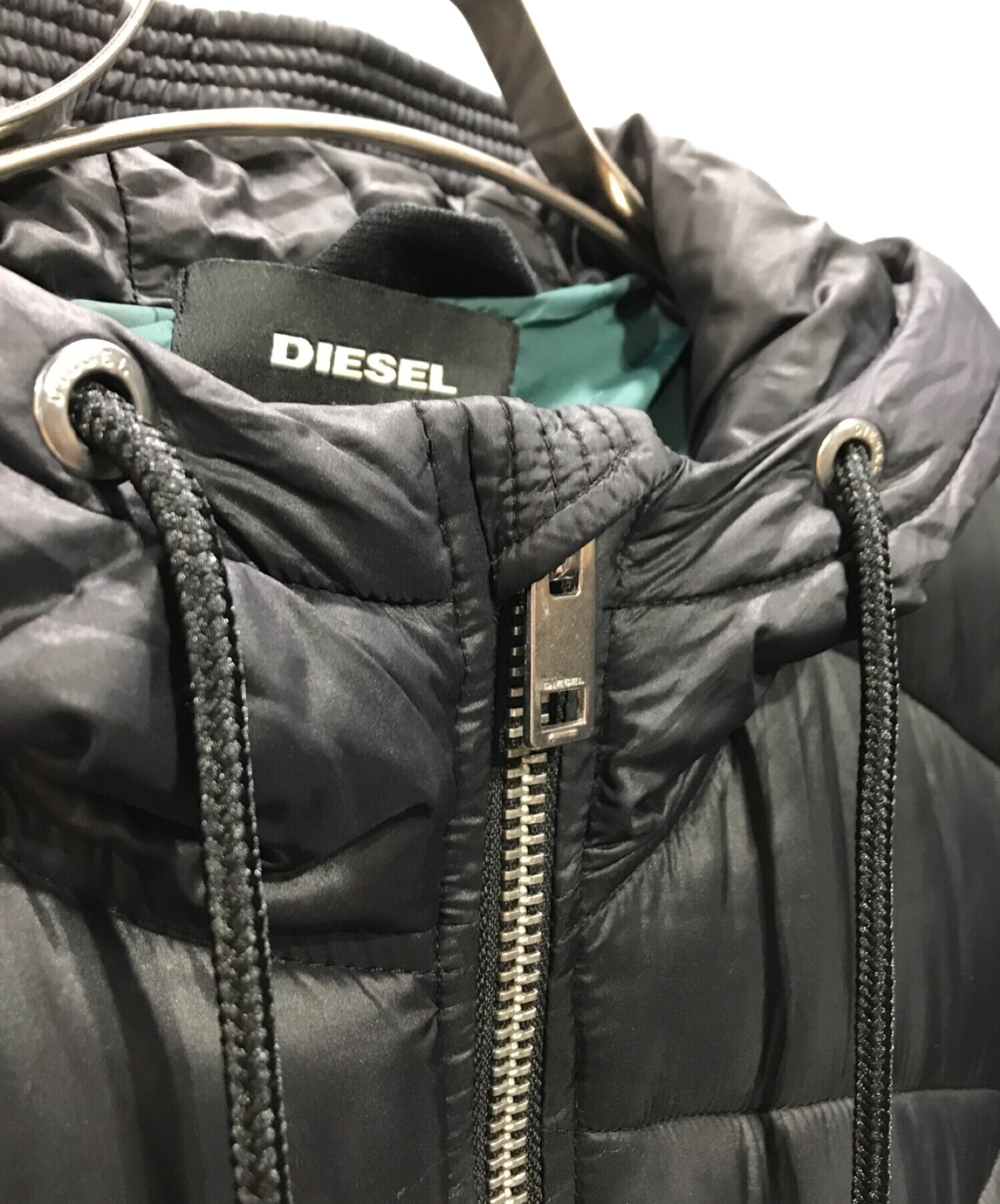 DIESEL (ディーゼル) 中綿ジャケット ブラック サイズ:S