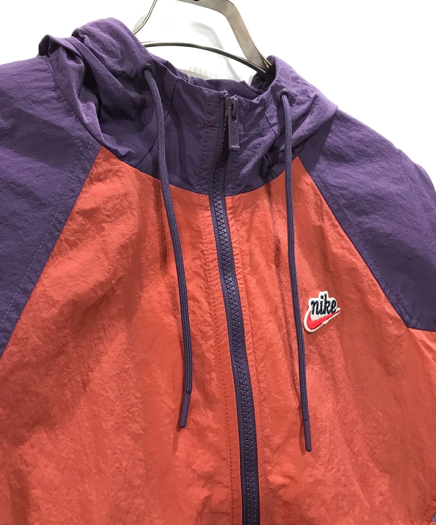 中古・古着通販】NIKE (ナイキ) ナイロンジャケット パープル