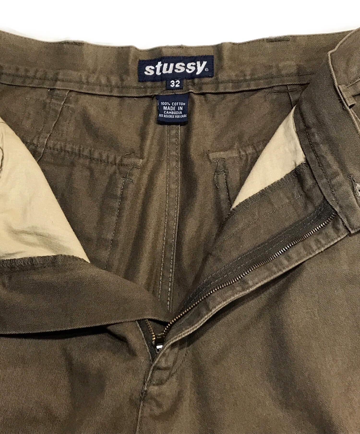 stussy (ステューシー) 90S カーゴパンツ ブラウン サイズ:32