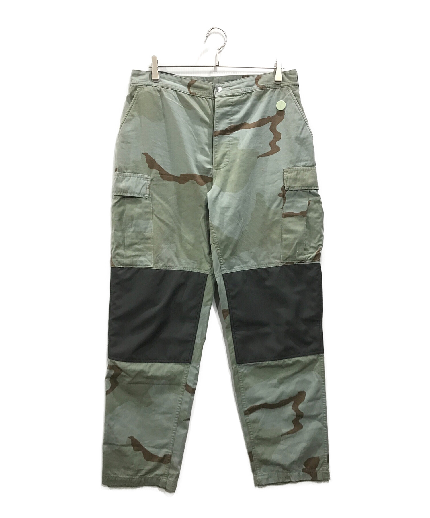 OAMC オーエーエムシー 23SS Pressed-crease Cargo Trousers カーゴパンツ 古い グリーン系【代官山07】【中古】【