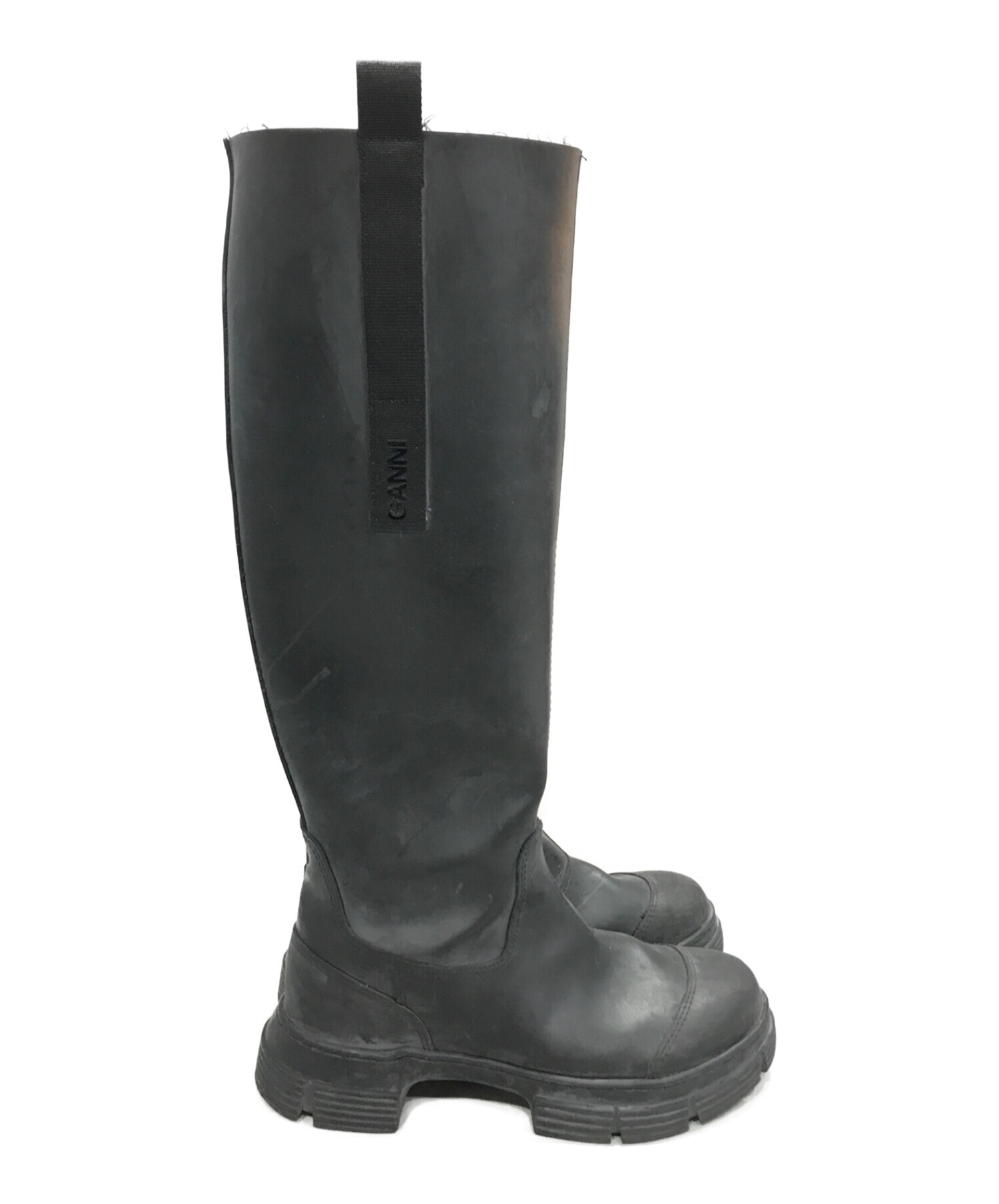 中古・古着通販】Ganni (ガニー) Recycled Rubber Country Boot ブラック サイズ:37｜ブランド・古着通販  トレファク公式【TREFAC FASHION】スマホサイト