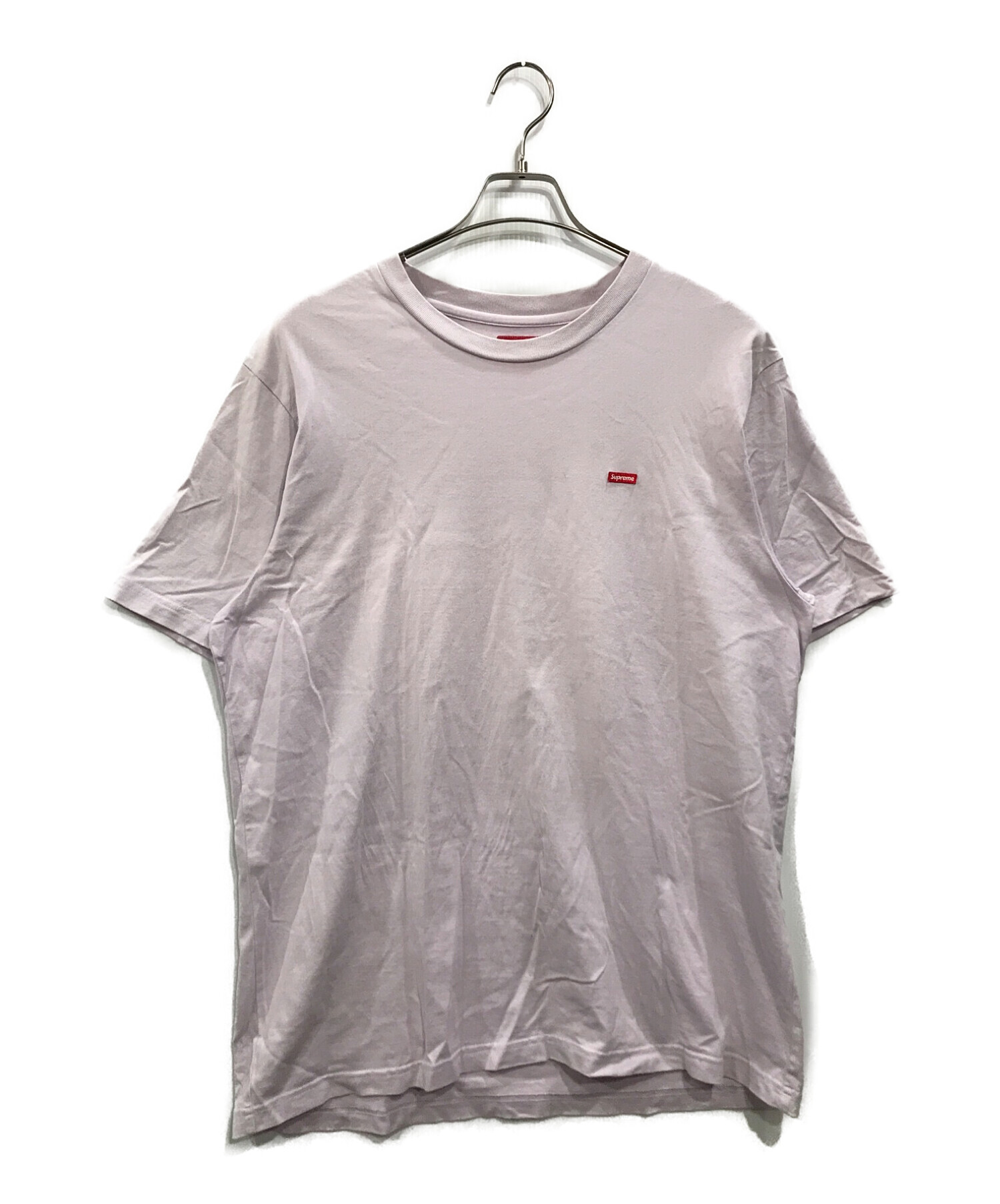 Supreme (シュプリーム) スモールボックスロゴ tシャツ パープル サイズ:L