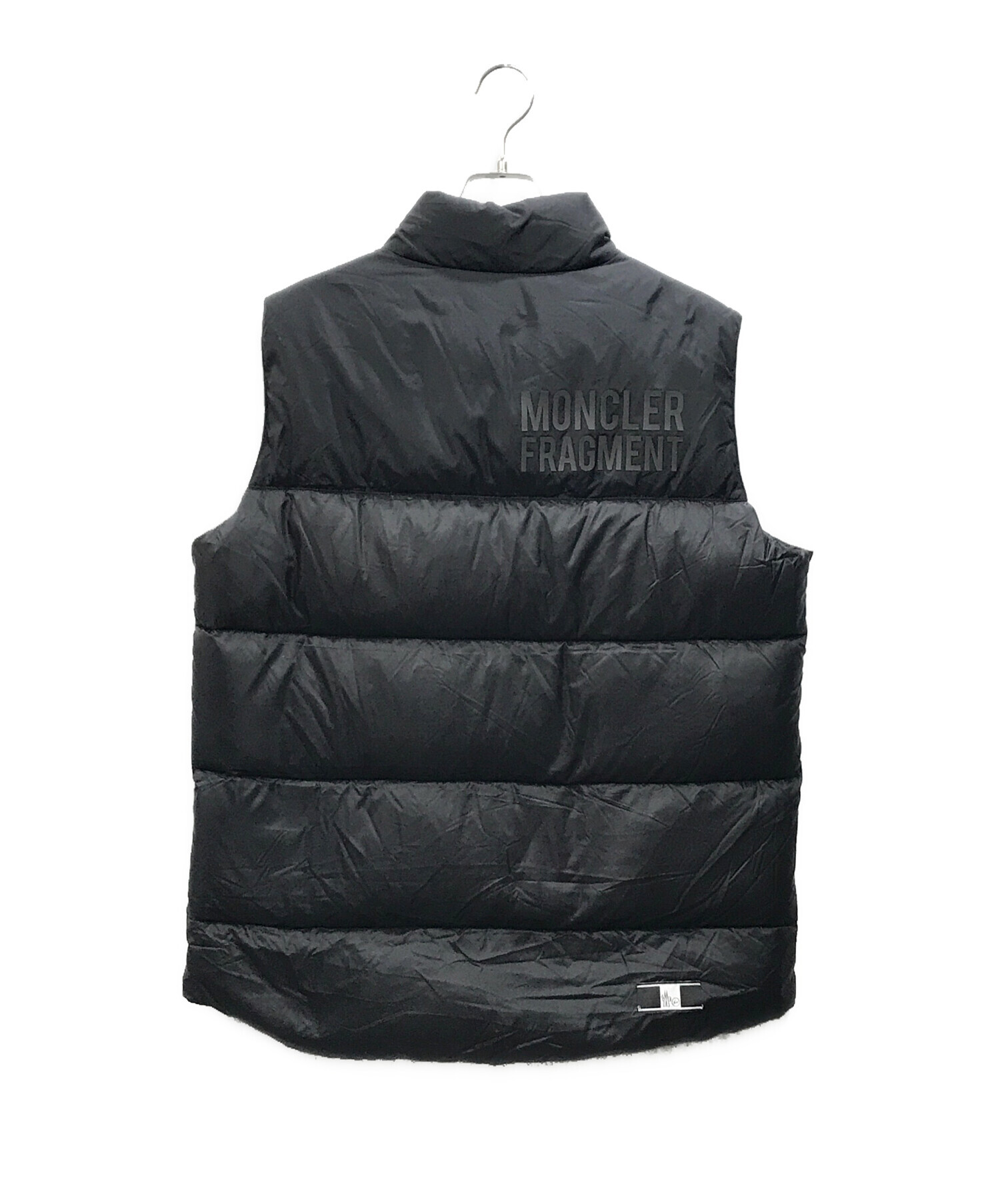 中古・古着通販】MONCLER (モンクレール) FRAGMENT DESIGN (フラグメントデザイン) ABENE GILLETダウンベスト  ブラック サイズ:1｜ブランド・古着通販 トレファク公式【TREFAC FASHION】スマホサイト