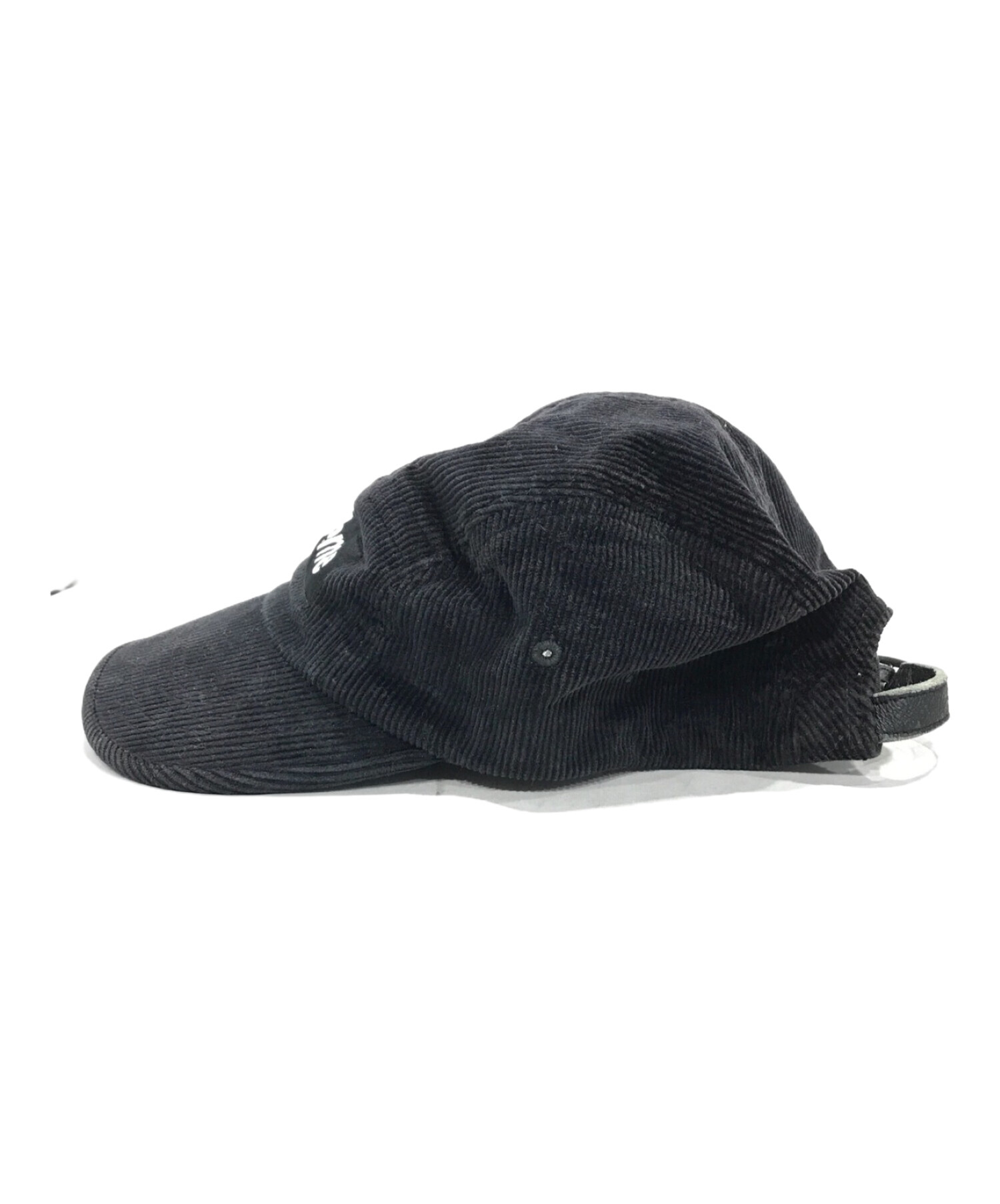 Supreme (シュプリーム) LORO PIANA (ロロピアーナ) 22AW Loro Piana Corduroy Camp Cap キャップ  ブラック