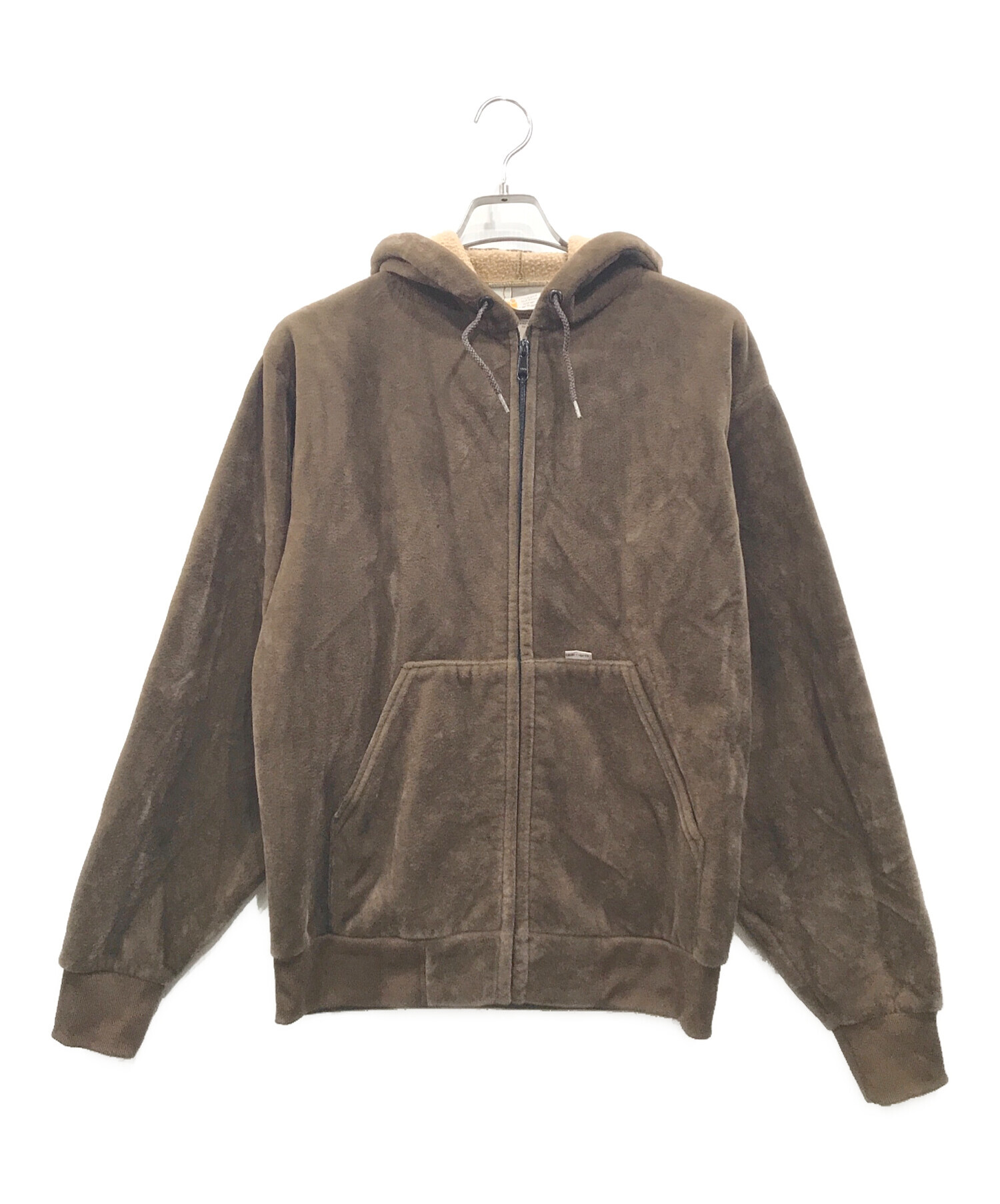 carhartt トップ ベロアパーカー 古着屋