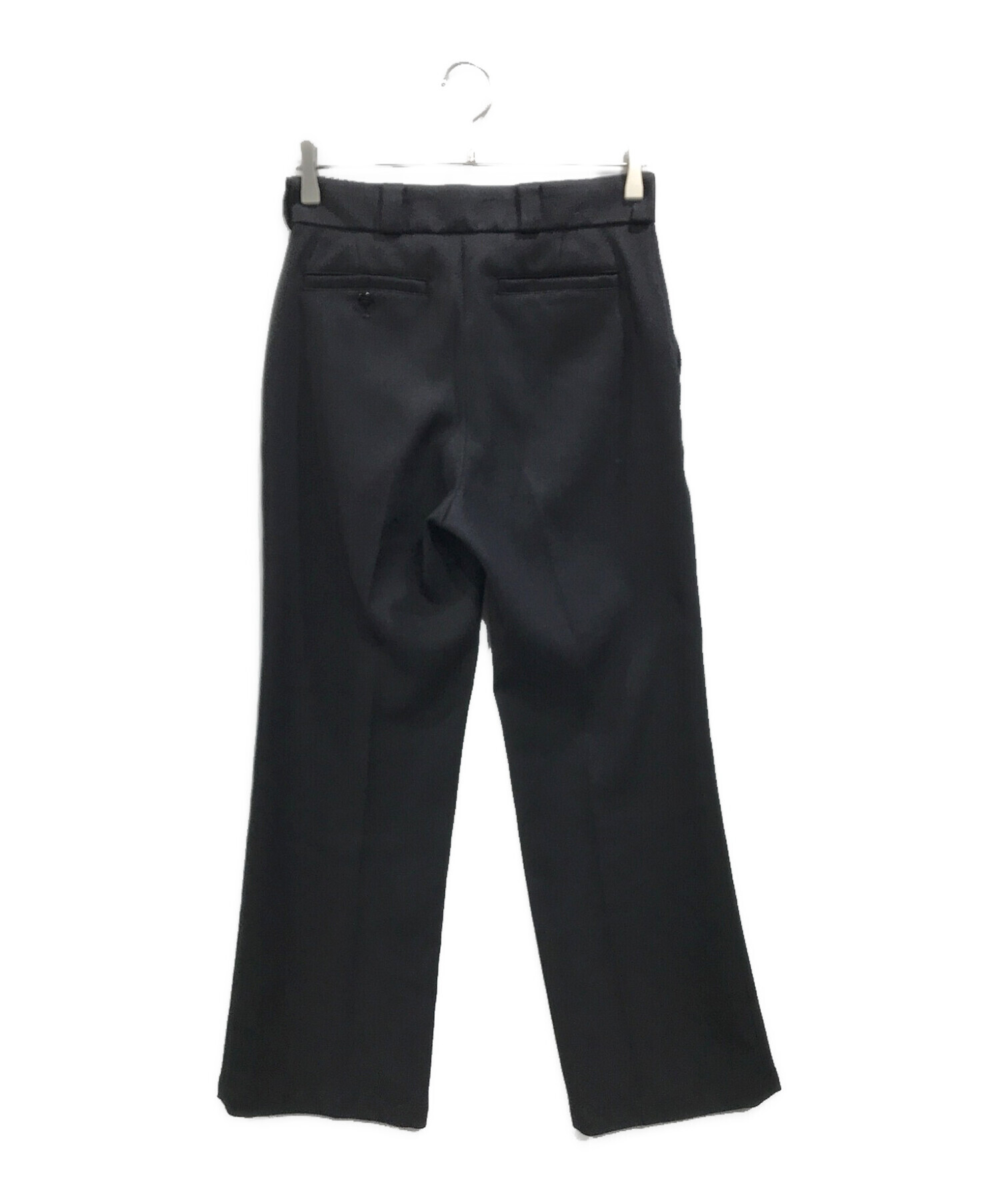 THE SHINZONE (ザ シンゾーン) CENTER PRESS PANTS ブラック サイズ:S